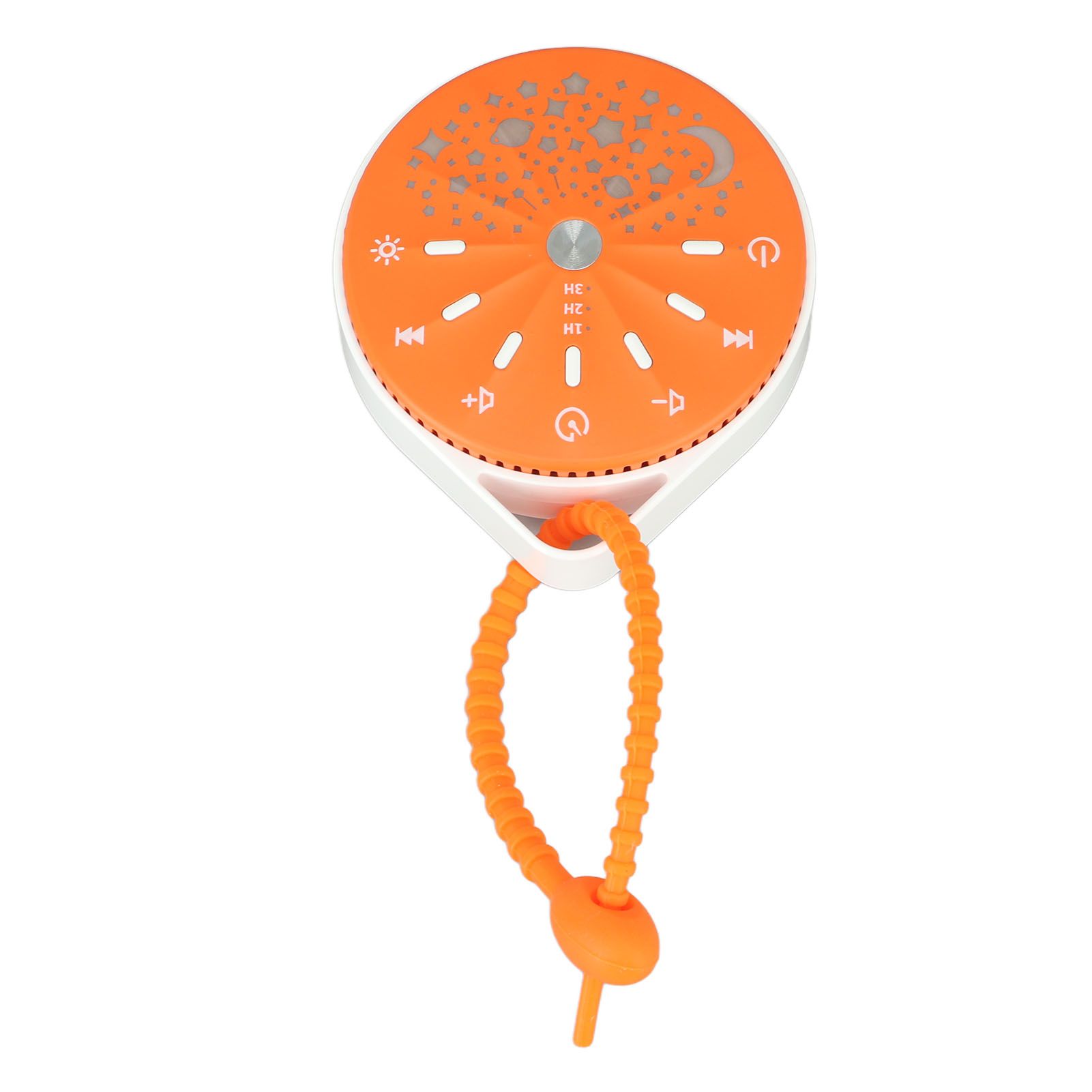 Portable White Noise Sound Machine for Baby 10 Natural Sounds With Volume Control Compact White Noise Machine for Sleep Aid Orange - Image 3