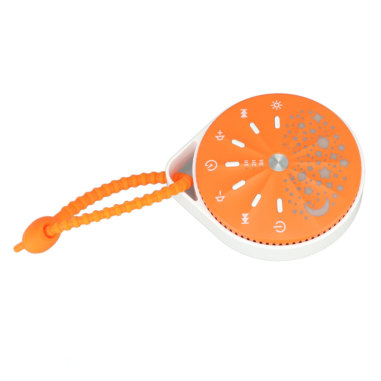Portable White Noise Sound Machine for Baby 10 Natural Sounds With Volume Control Compact White Noise Machine for Sleep Aid Orange - Image 4