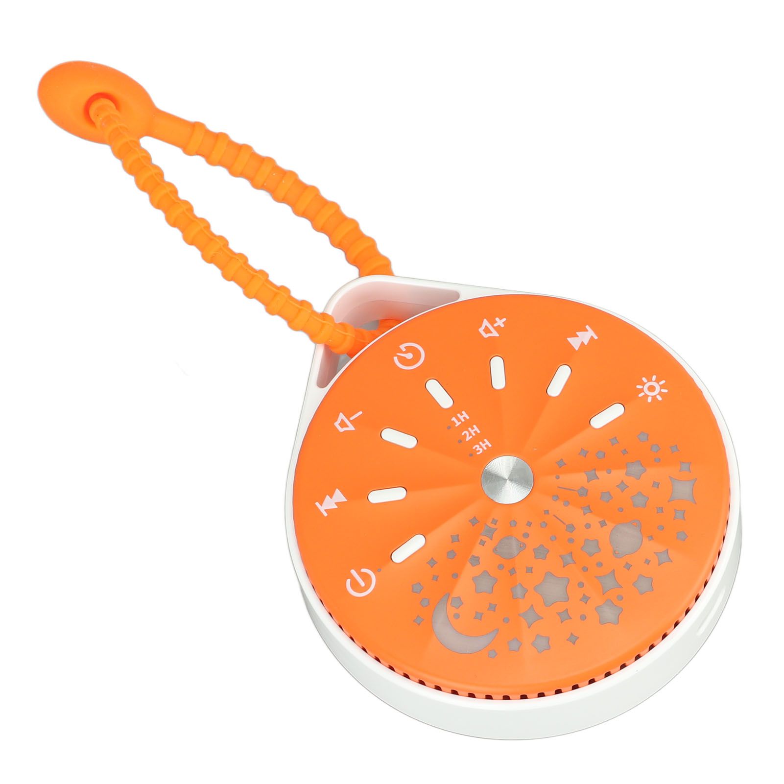 Portable White Noise Sound Machine for Baby 10 Natural Sounds With Volume Control Compact White Noise Machine for Sleep Aid Orange - Image 7