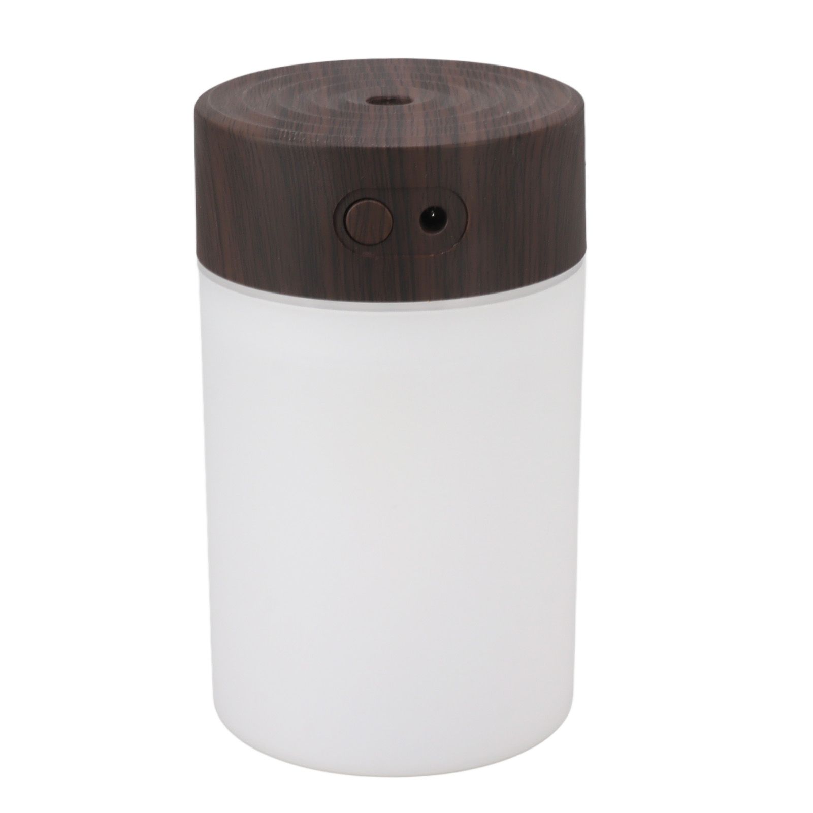 Mini Humidifier 260ml 5V USB Charge Colorful LED Night Light Wood Grain Desk Humidifier for Bedroom Office Car Dark Wood Grain - Image 4