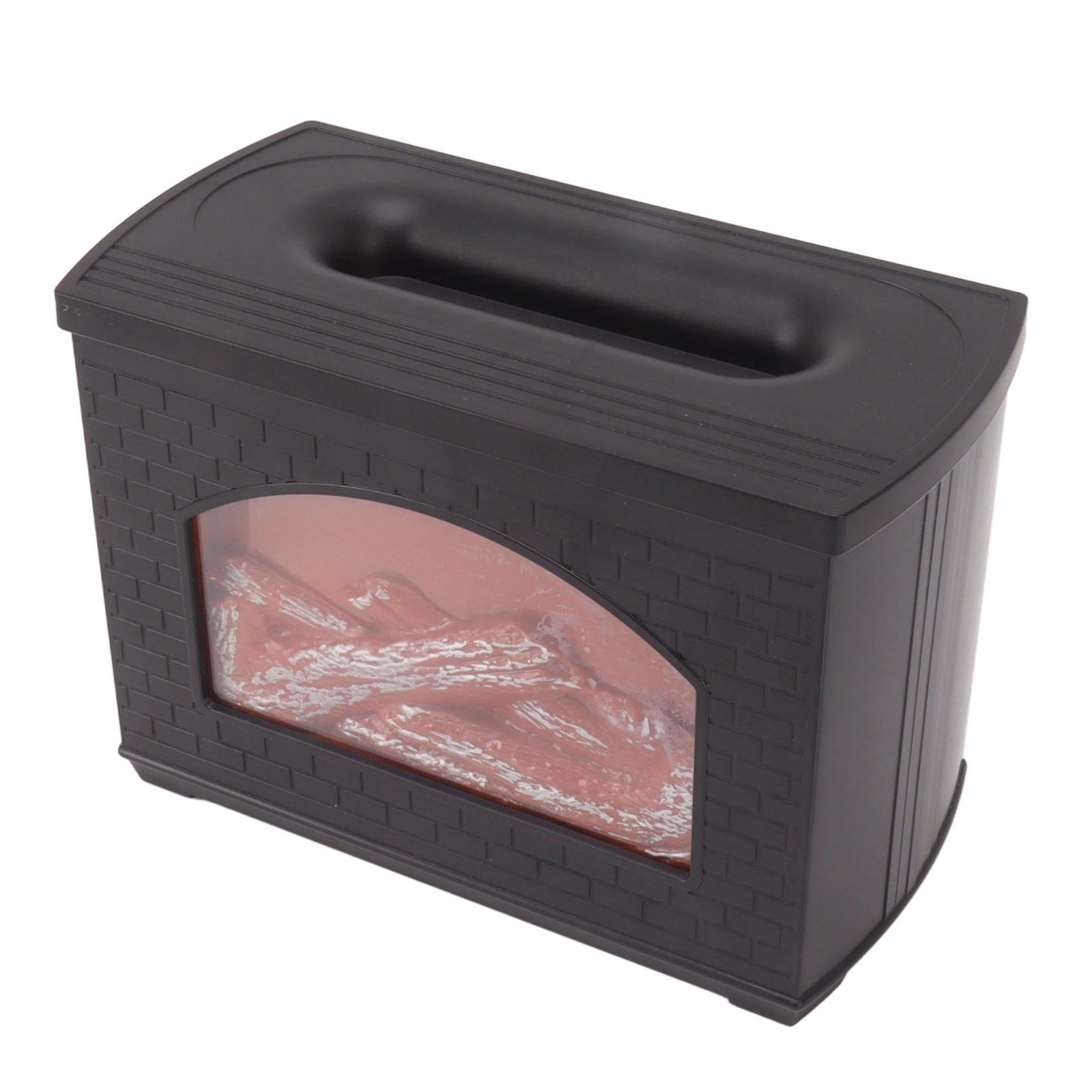 Black 270ml Fireplace Flame Diffuser No BPA Desktop Essential Oil Diffuser Mist Humidifier 7.5W 5V - Image 2