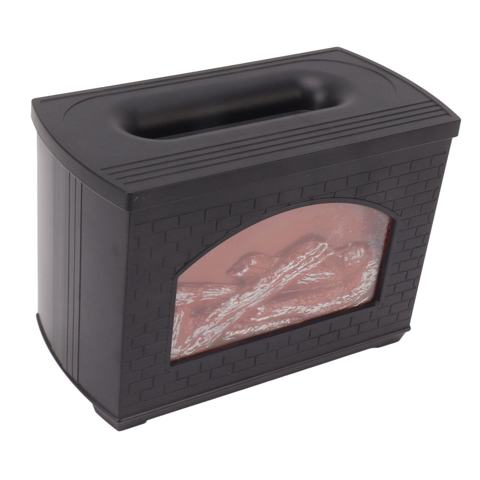 Black 270ml Fireplace Flame Diffuser No BPA Desktop Essential Oil Diffuser Mist Humidifier 7.5W 5V - Image 3