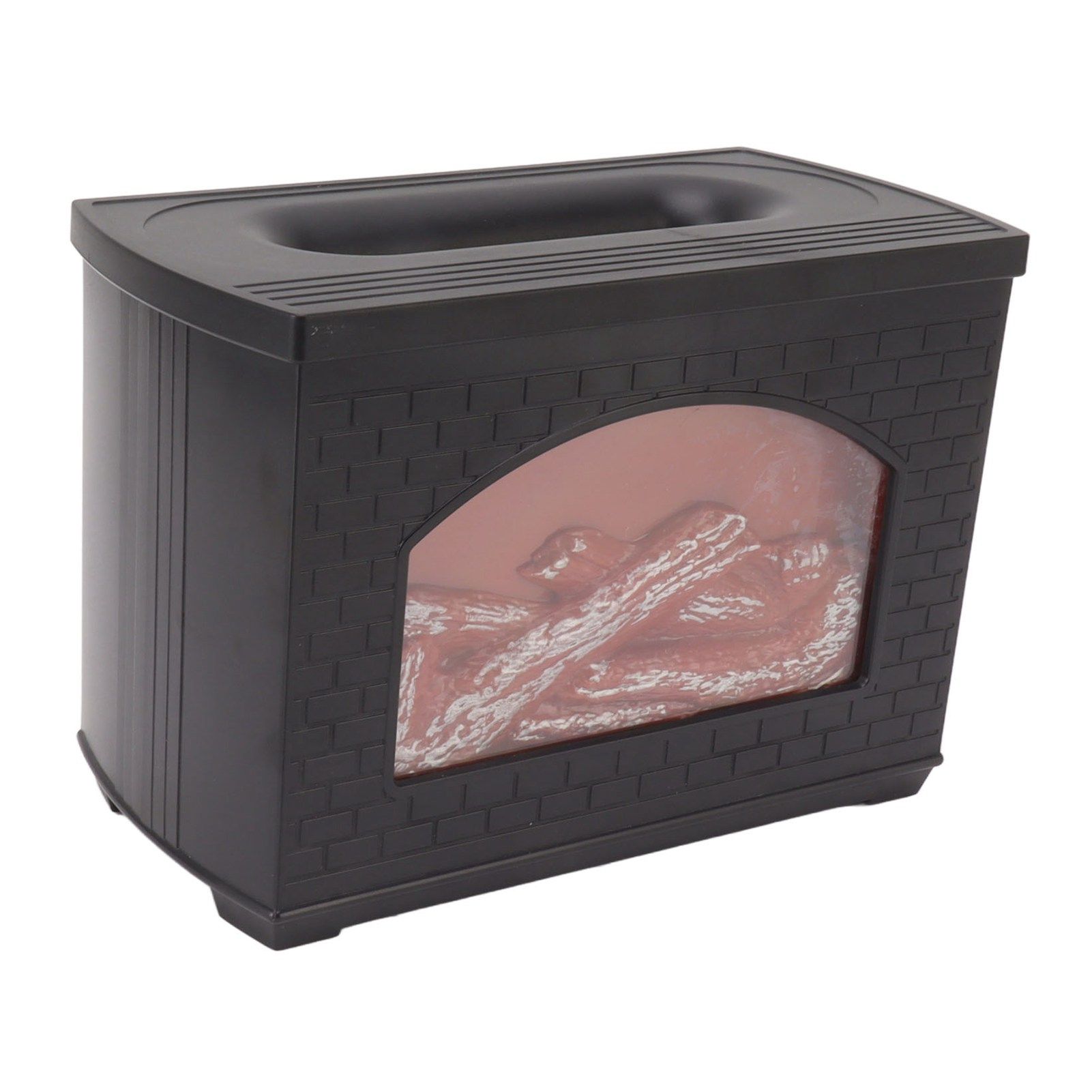 Black 270ml Fireplace Flame Diffuser No BPA Desktop Essential Oil Diffuser Mist Humidifier 7.5W 5V - Image 4