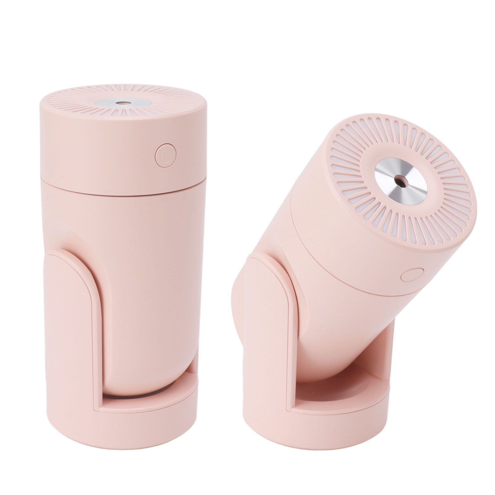Portable Mini Humidifier USB Automatic Rotating Super Quiet Small Desktop Cool Mist Humidifier for Bedroom Office Car Travel Pink - Image 8