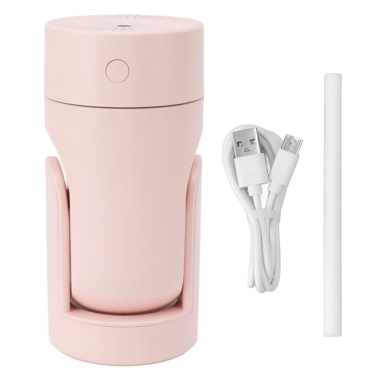 Portable Mini Humidifier Automatic Head Shaking Spray USB Cool Mist Humidifier for Bedroom Desktop Pink - Image 1