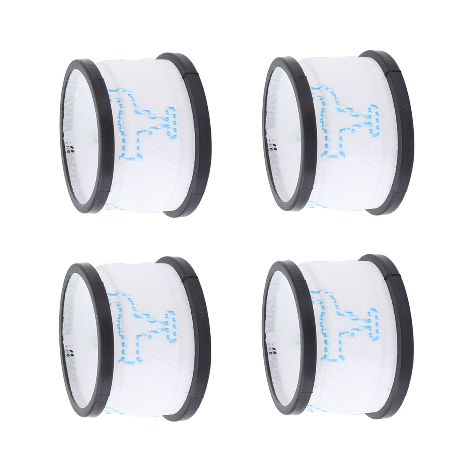 4pcs Vacuum Cleaner Replacement Filter Vacuum Cleaner Accessories Filters For INSE S600 S6P S6 Vacuum Cleaner Parts White - Image 4