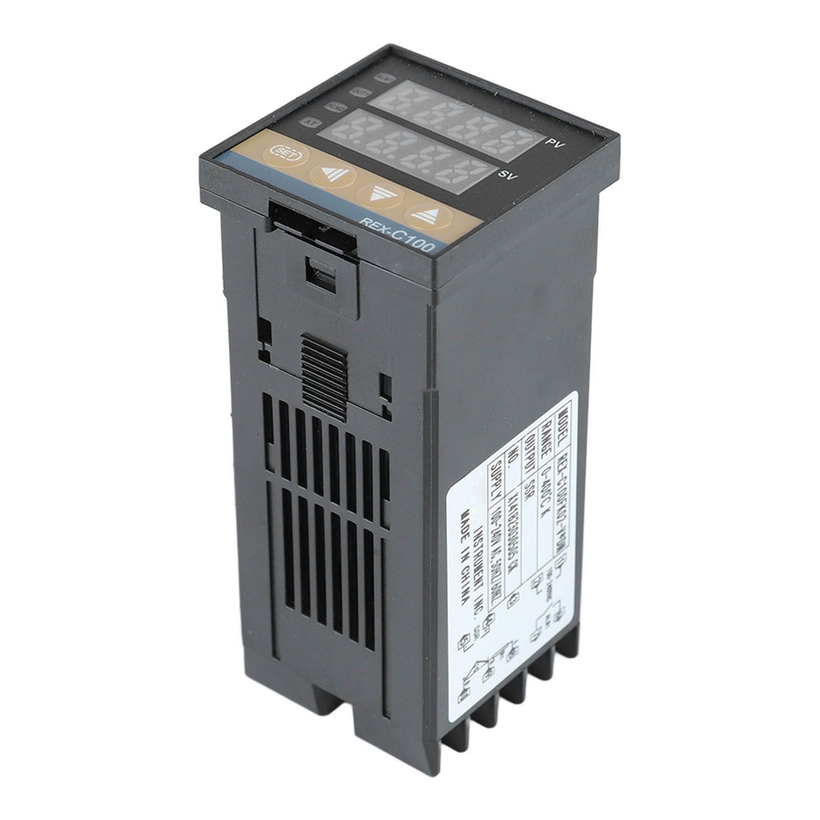 PID Temperature Controller Kit REX C100 Digital PID Temperature Controller with Solid State Relay 100‑240V REX C100FK02 V DN SSR DK - Image 3