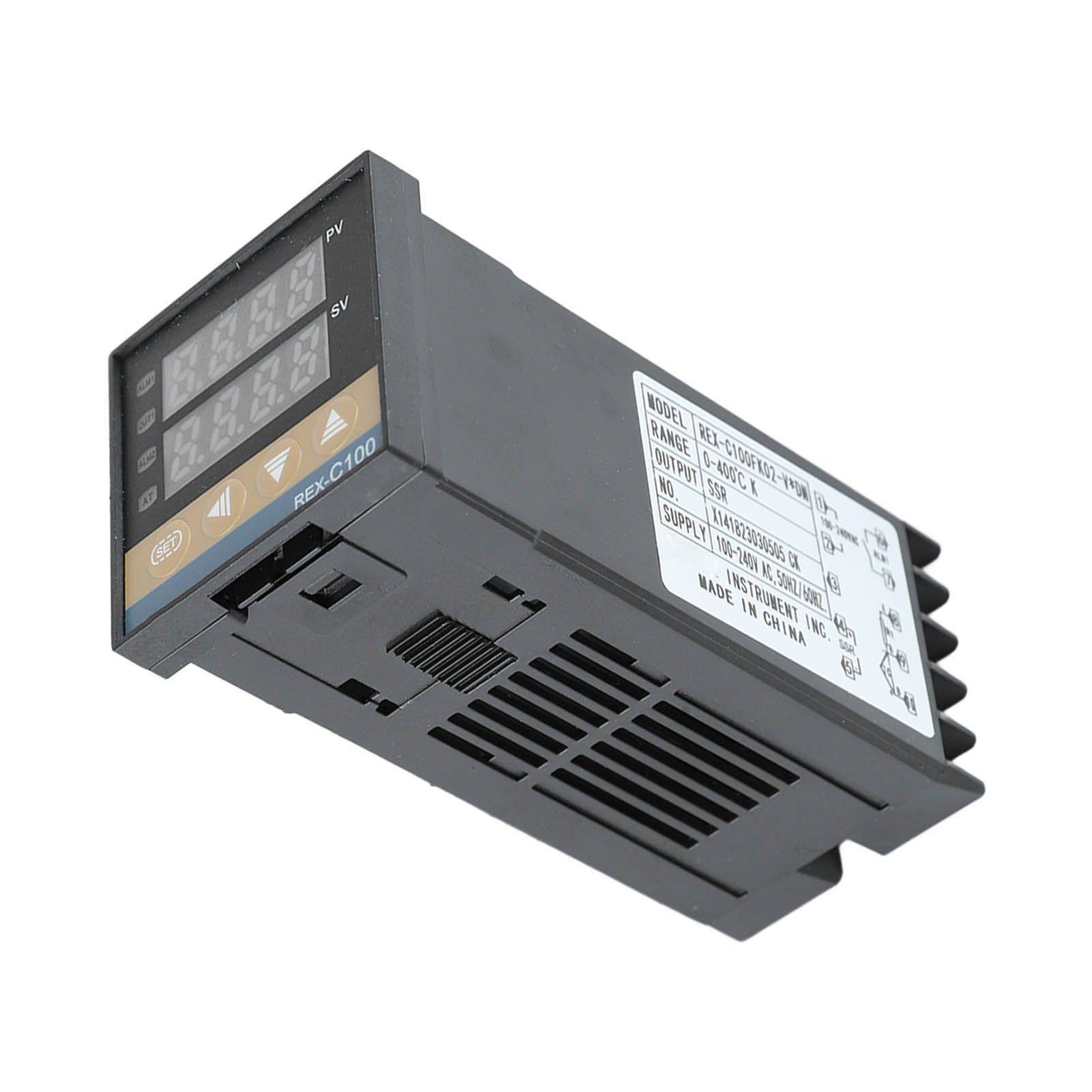 PID Temperature Controller Kit REX C100 Digital PID Temperature Controller with Solid State Relay 100‑240V REX C100FK02 V DN SSR DK - Image 5
