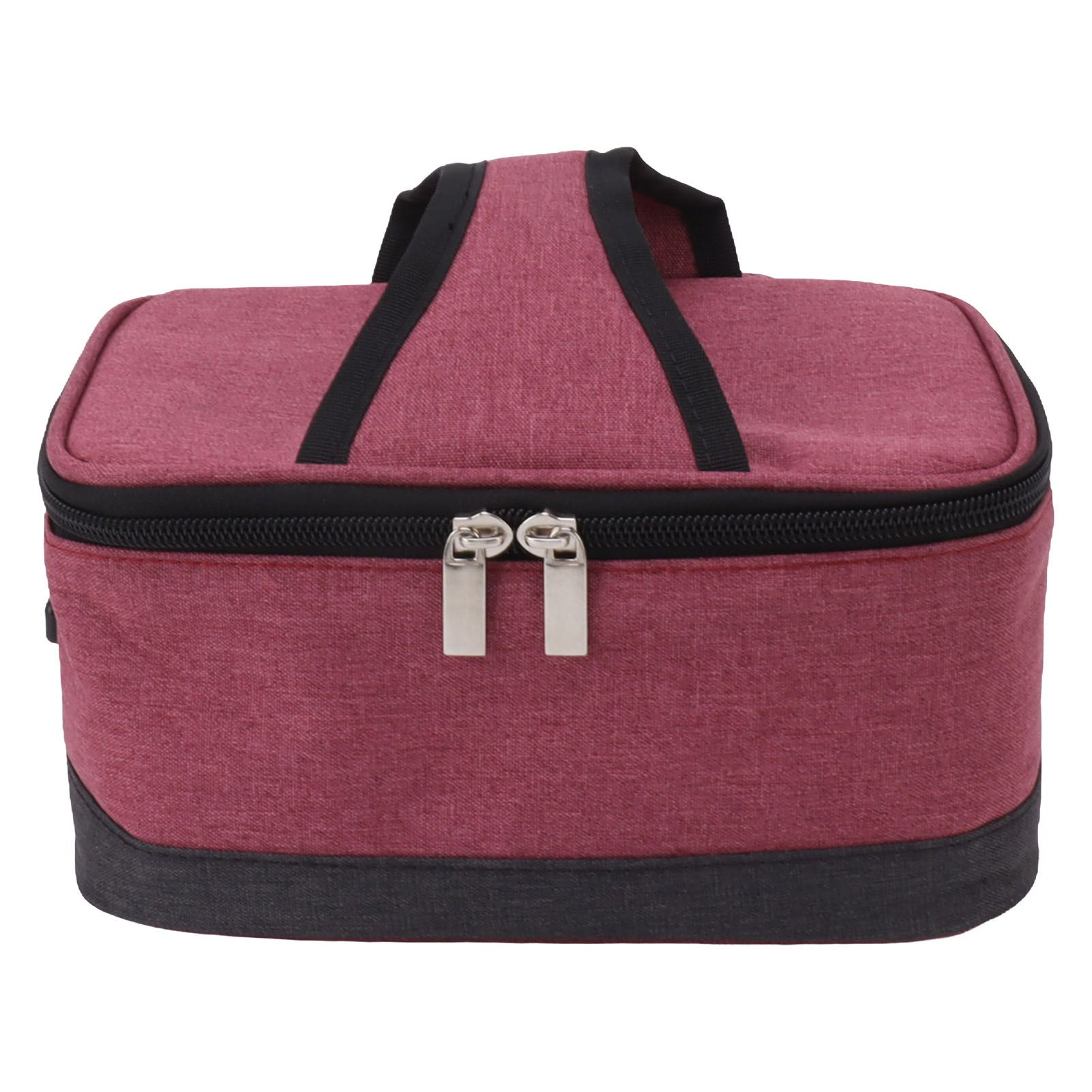USB Heating Insulation Bag Portable Electric Heating Food Container Constant Temperature Heating Bag for Outdoor Wine Red - Image 2