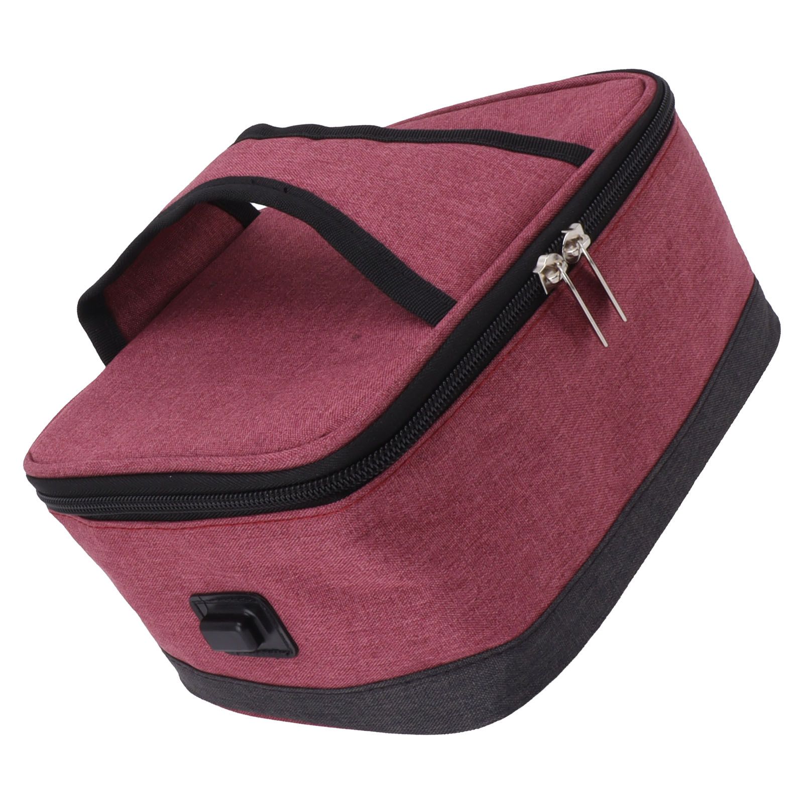 USB Heating Insulation Bag Portable Electric Heating Food Container Constant Temperature Heating Bag for Outdoor Wine Red - Image 7
