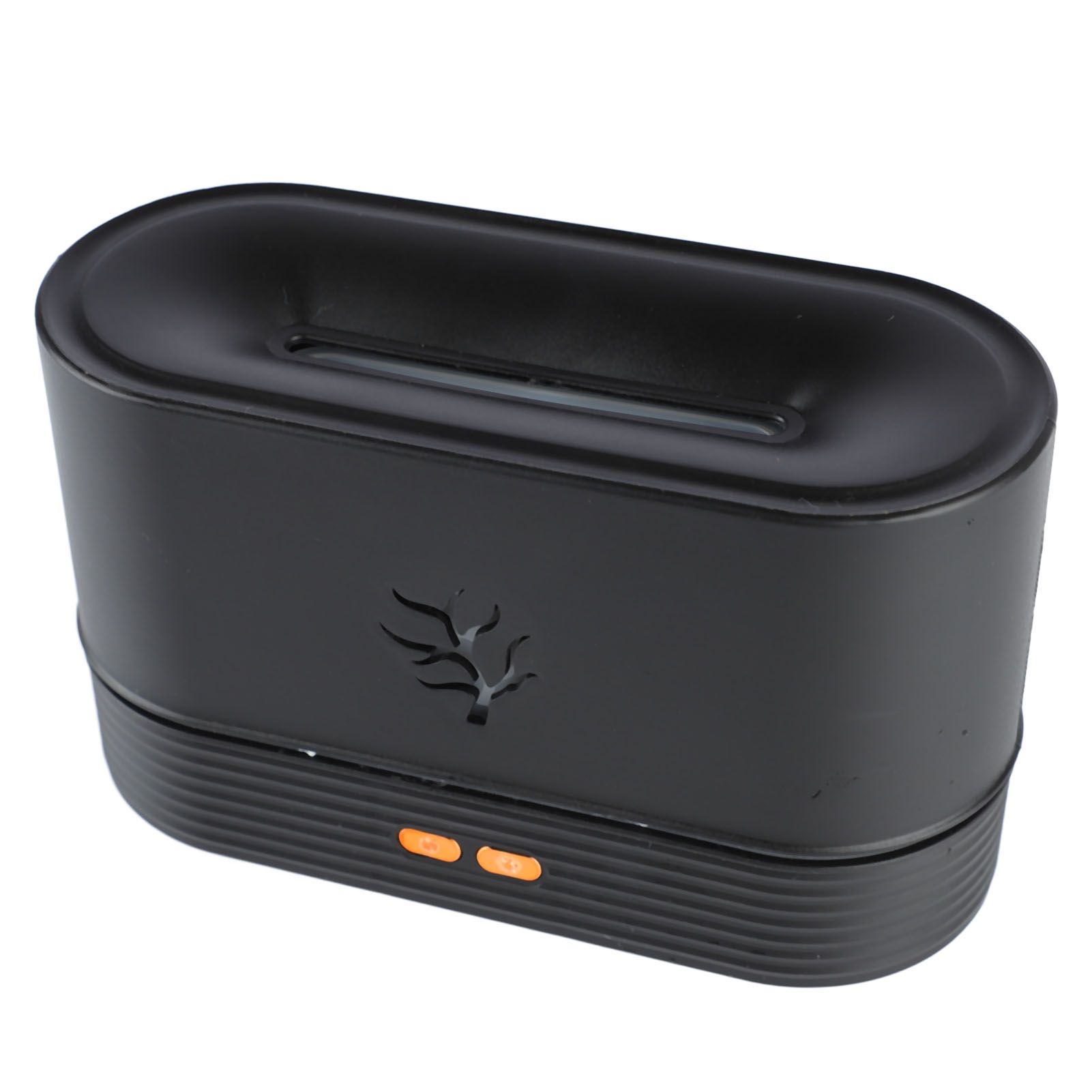 Colorful Flame Air Aroma Diffuser Humidifier Mini Noiseless Essential Oil Diffuser for Home Office Black - Image 2