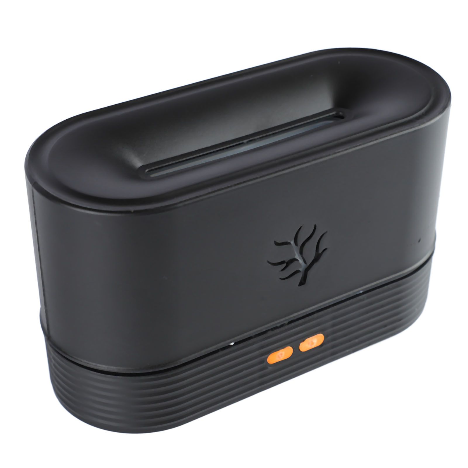 Colorful Flame Air Aroma Diffuser Humidifier Mini Noiseless Essential Oil Diffuser for Home Office Black - Image 3