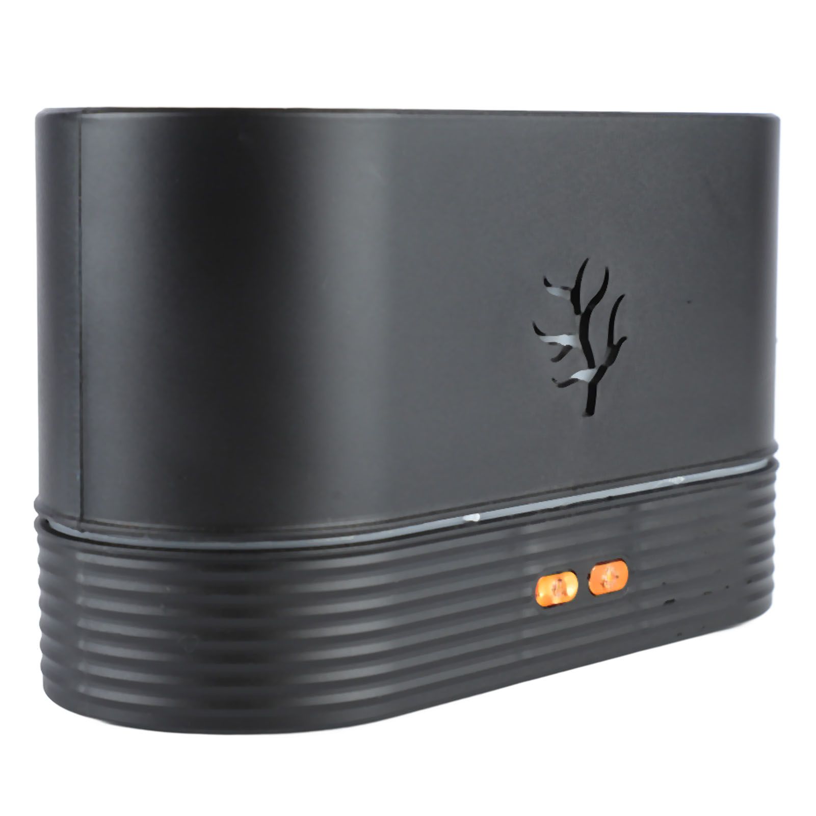 Colorful Flame Air Aroma Diffuser Humidifier Mini Noiseless Essential Oil Diffuser for Home Office Black - Image 6