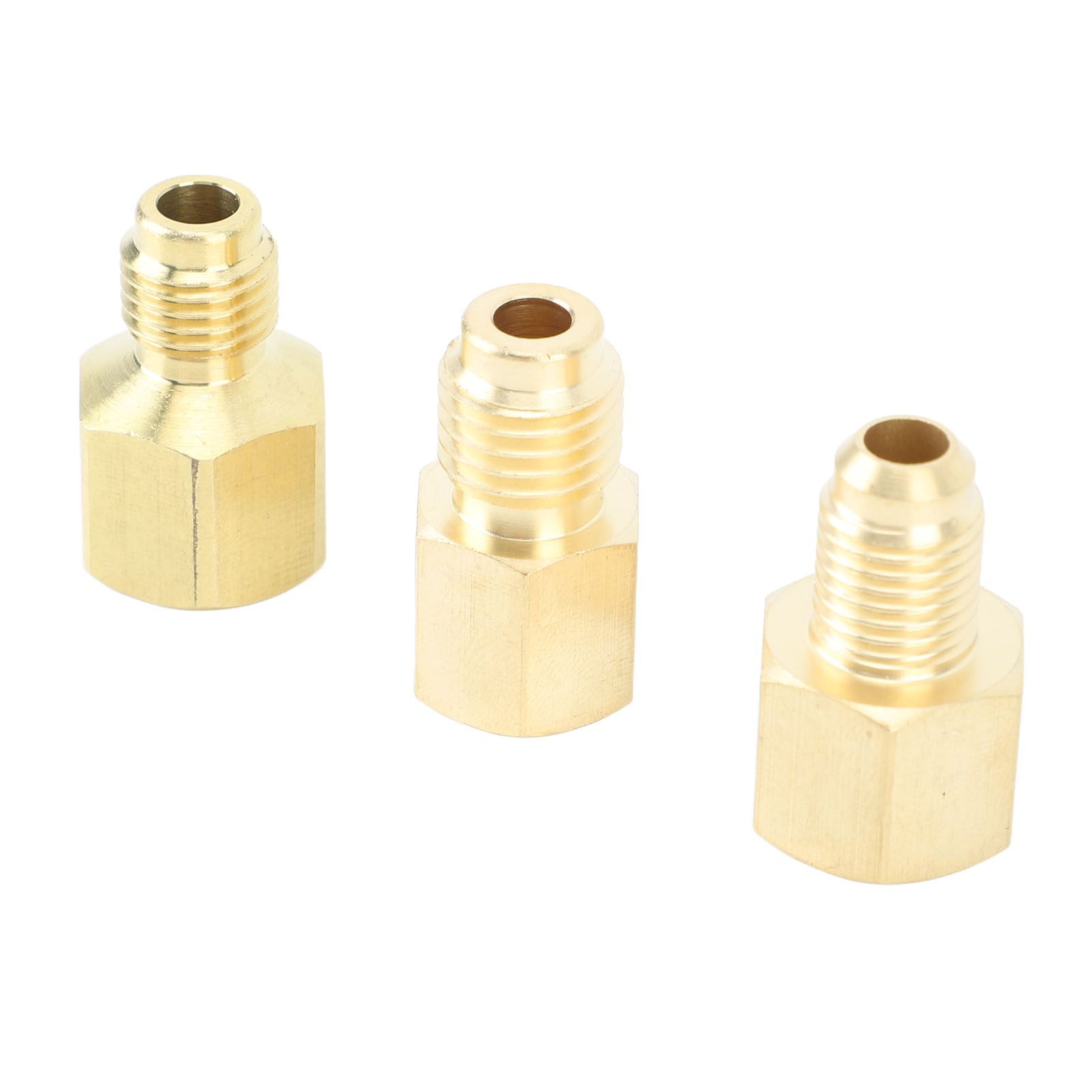 3pcs Air Conditioner Brass Adapter Durable Vacuum Adapter Portable Charging Vacuum Port Adapter for Home Appliances - Image 2