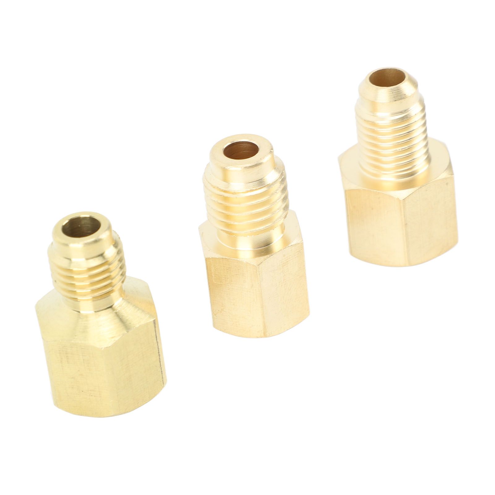 3pcs Air Conditioner Brass Adapter Durable Vacuum Adapter Portable Charging Vacuum Port Adapter for Home Appliances - Image 3