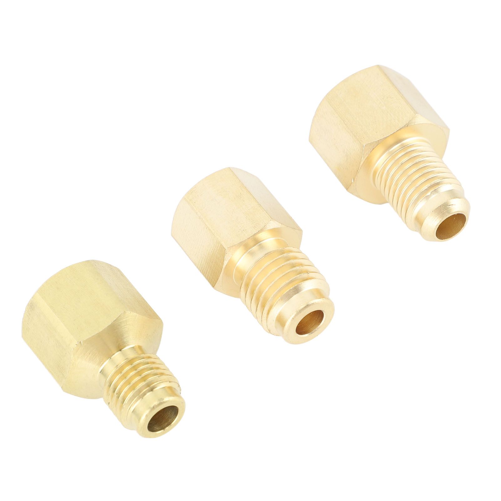 3pcs Air Conditioner Brass Adapter Durable Vacuum Adapter Portable Charging Vacuum Port Adapter for Home Appliances - Image 6