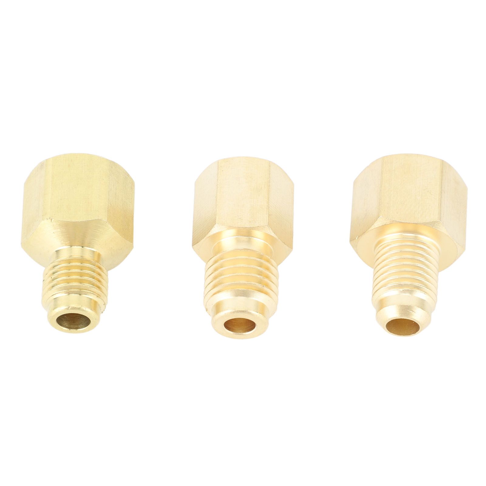 3pcs Air Conditioner Brass Adapter Durable Vacuum Adapter Portable Charging Vacuum Port Adapter for Home Appliances - Image 8