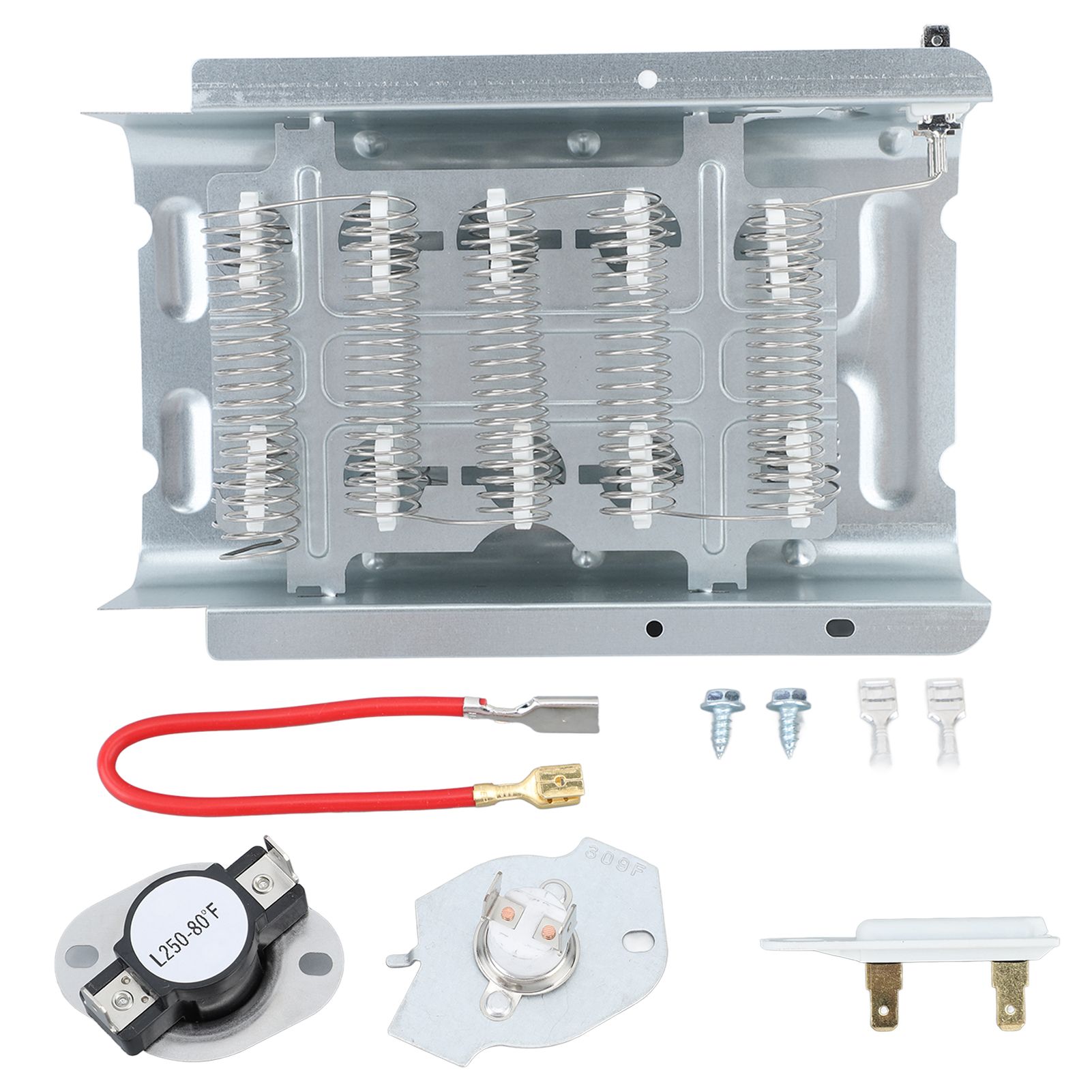 279838 Dryer Heating Element Kit Replaces 3403585 W10724237 3398063 3398064 8565582 - Image 2