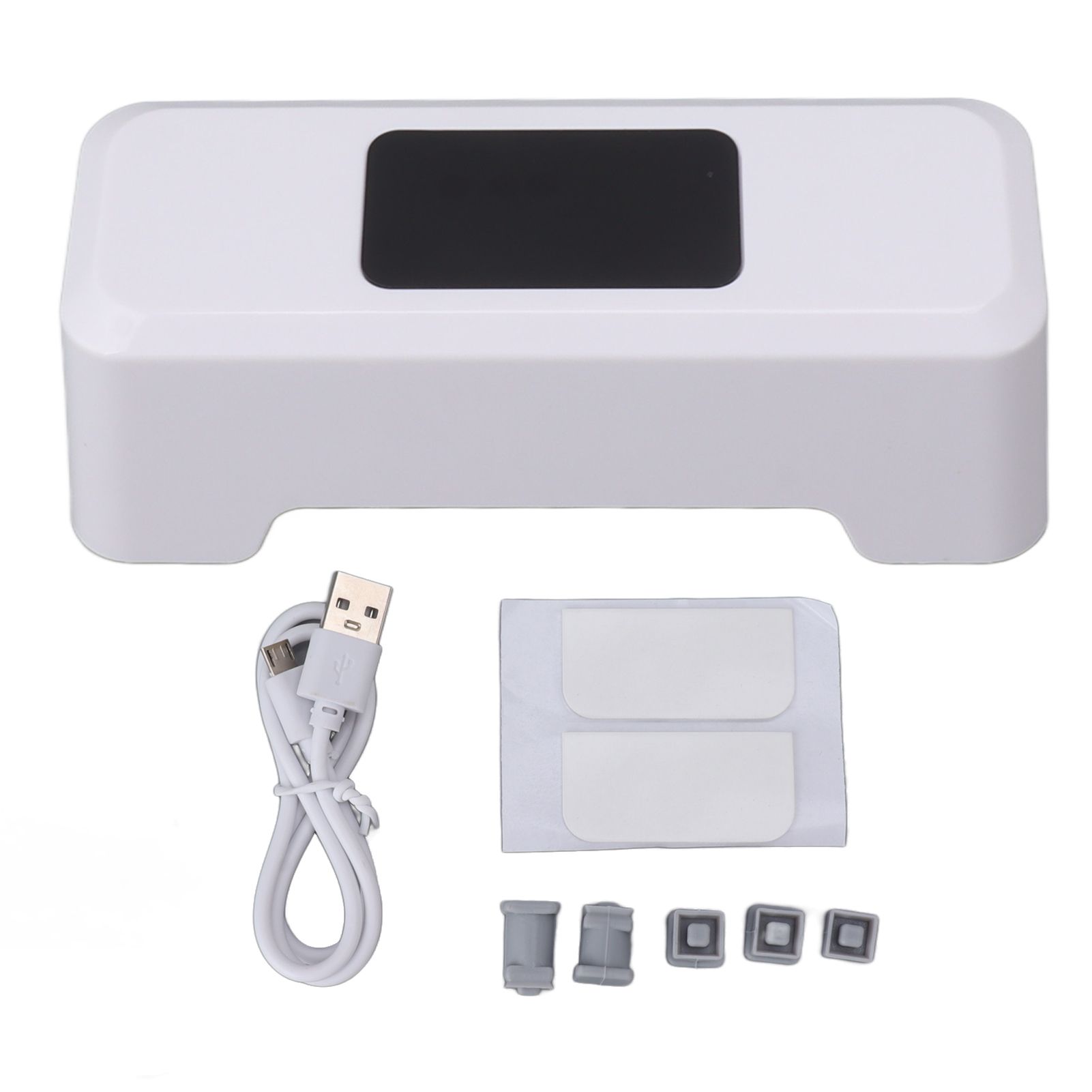 Motion Sensor Automatic Toilet Flusher IPX5 Waterproof Touchless Toilet Flusher Automatic Flush Button for Home Public Use White - Image 1