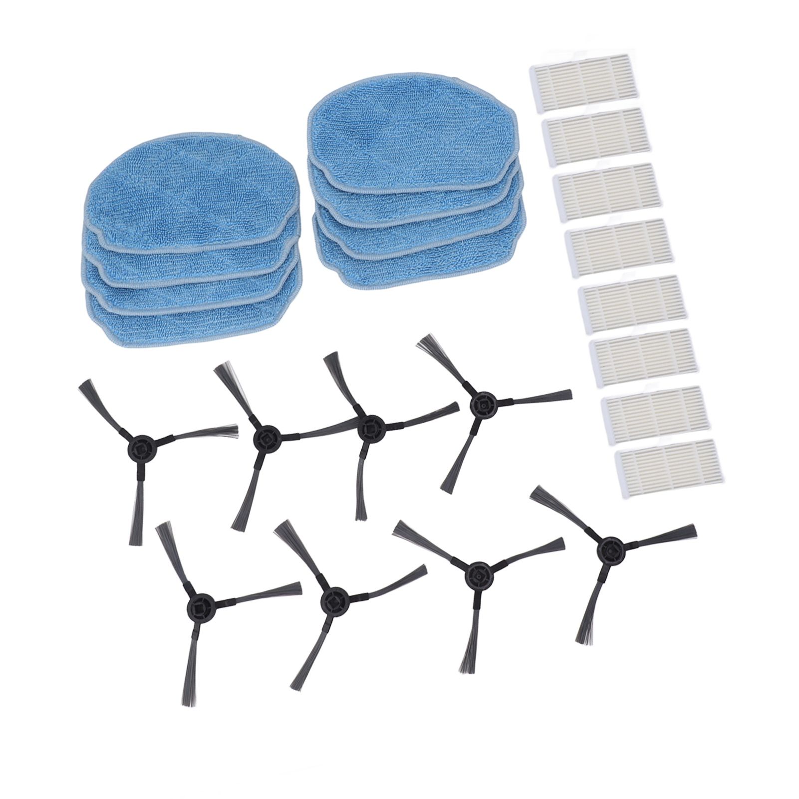 Robotic Vacuum Cleaner Accessories Kit Mop Cloth Side Brush Filter Parts Replacement For Mannv BR150 BR151 - Image 3
