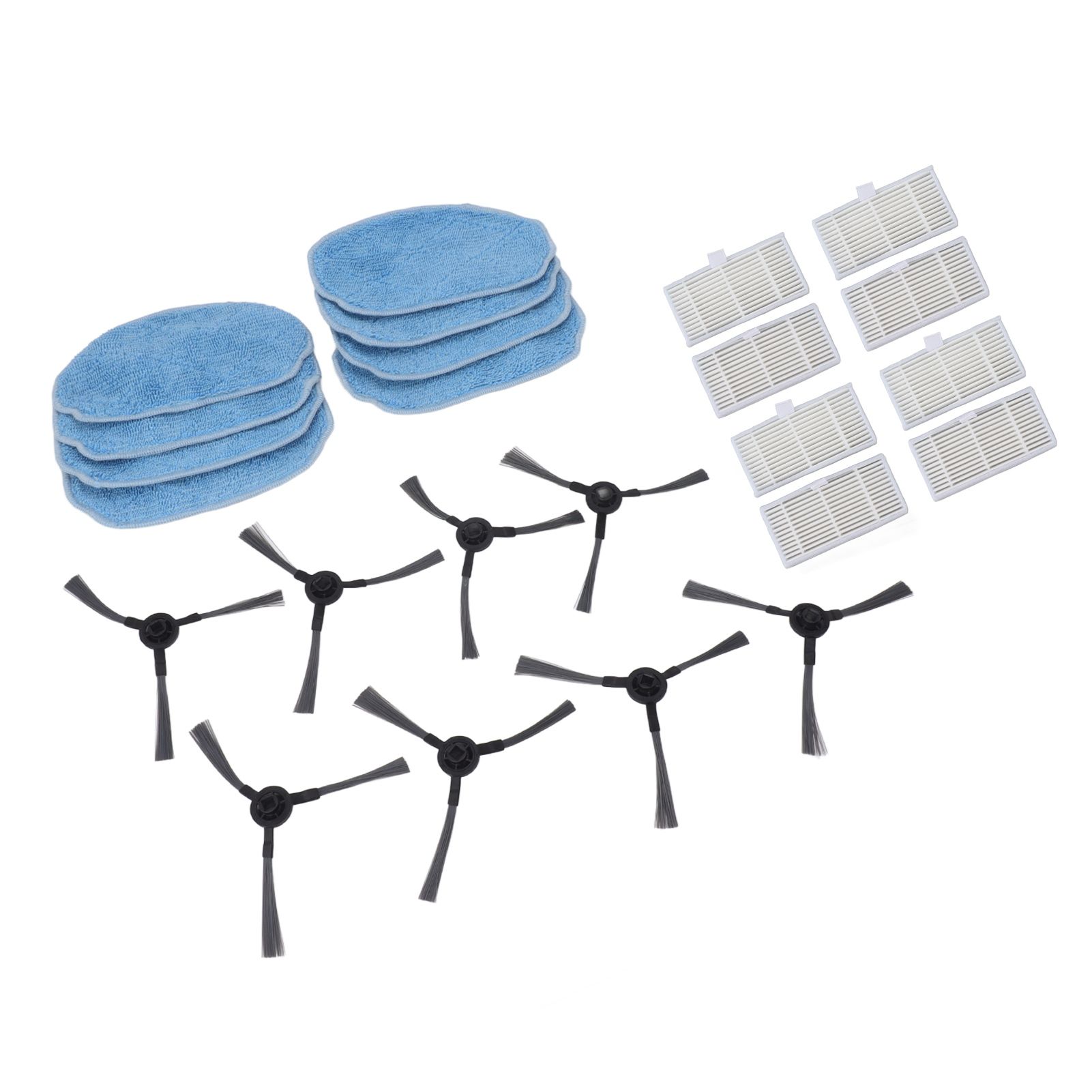 Robotic Vacuum Cleaner Accessories Kit Mop Cloth Side Brush Filter Parts Replacement For Mannv BR150 BR151 - Image 4