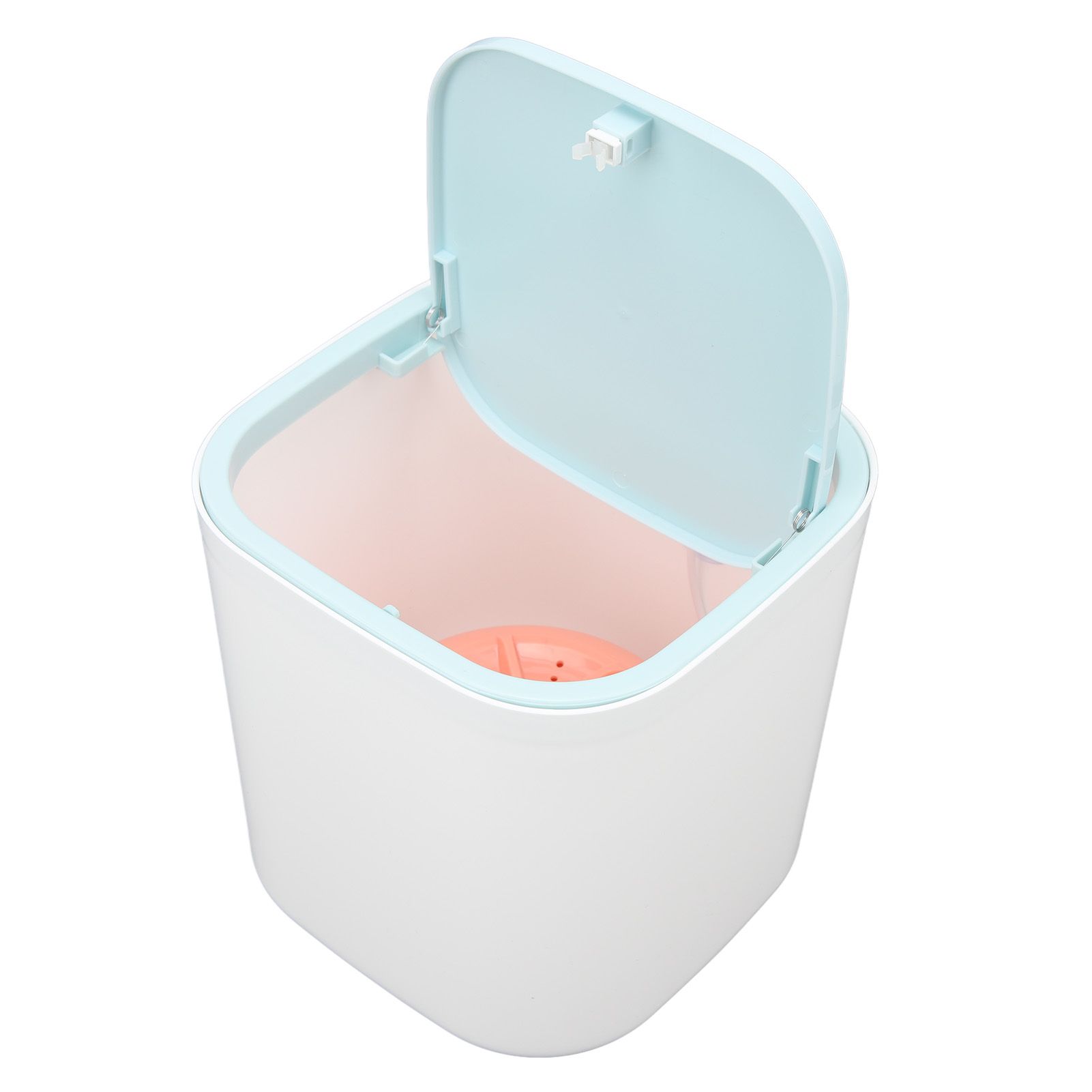 Portable Mini Washing Machine Ultrasonic USB Desktop Washer for Underwear Socks Baby Clothes Travel 3.8L 5V Pink - Image 6
