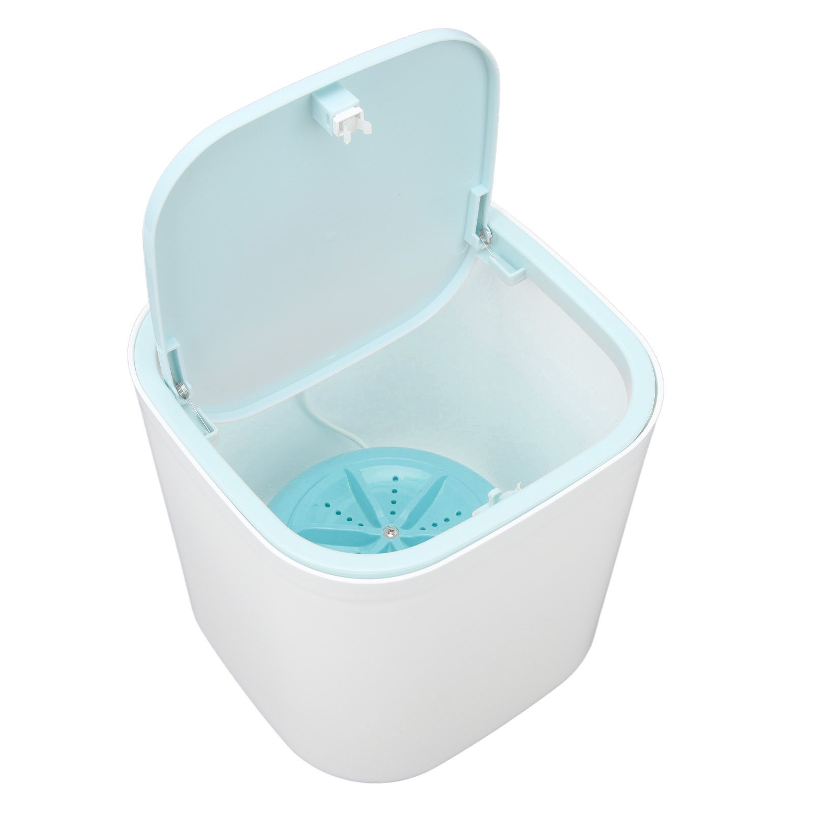 Portable Mini Washing Machine Ultrasonic USB Desktop Washer for Underwear Socks Baby Clothes Travel 3.8L 5V Blue - Image 4