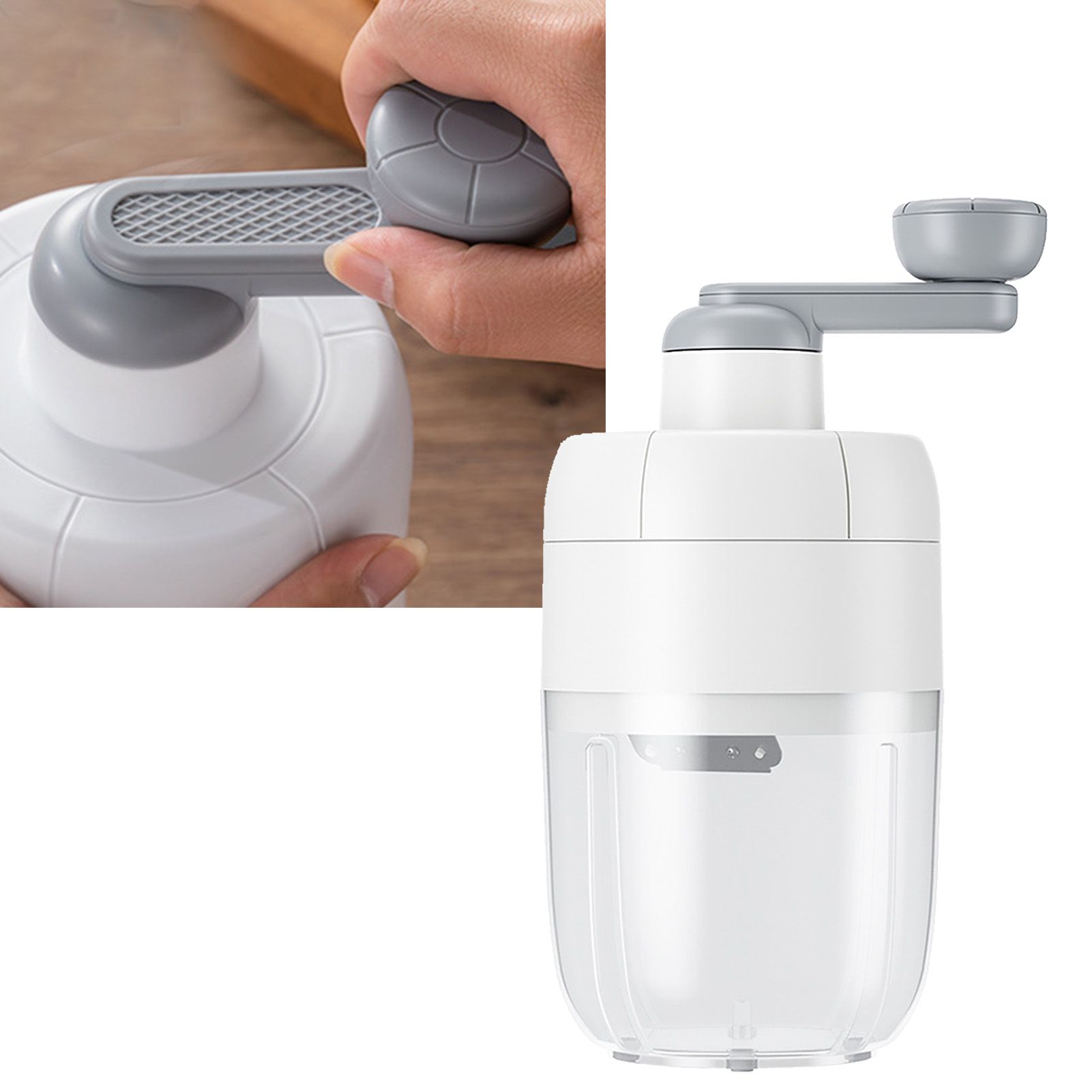 Manual Shaved Ice Snow Cone Maker Thickened Stainless Steel Blade Hand Ice Shaving Machine - Image 4