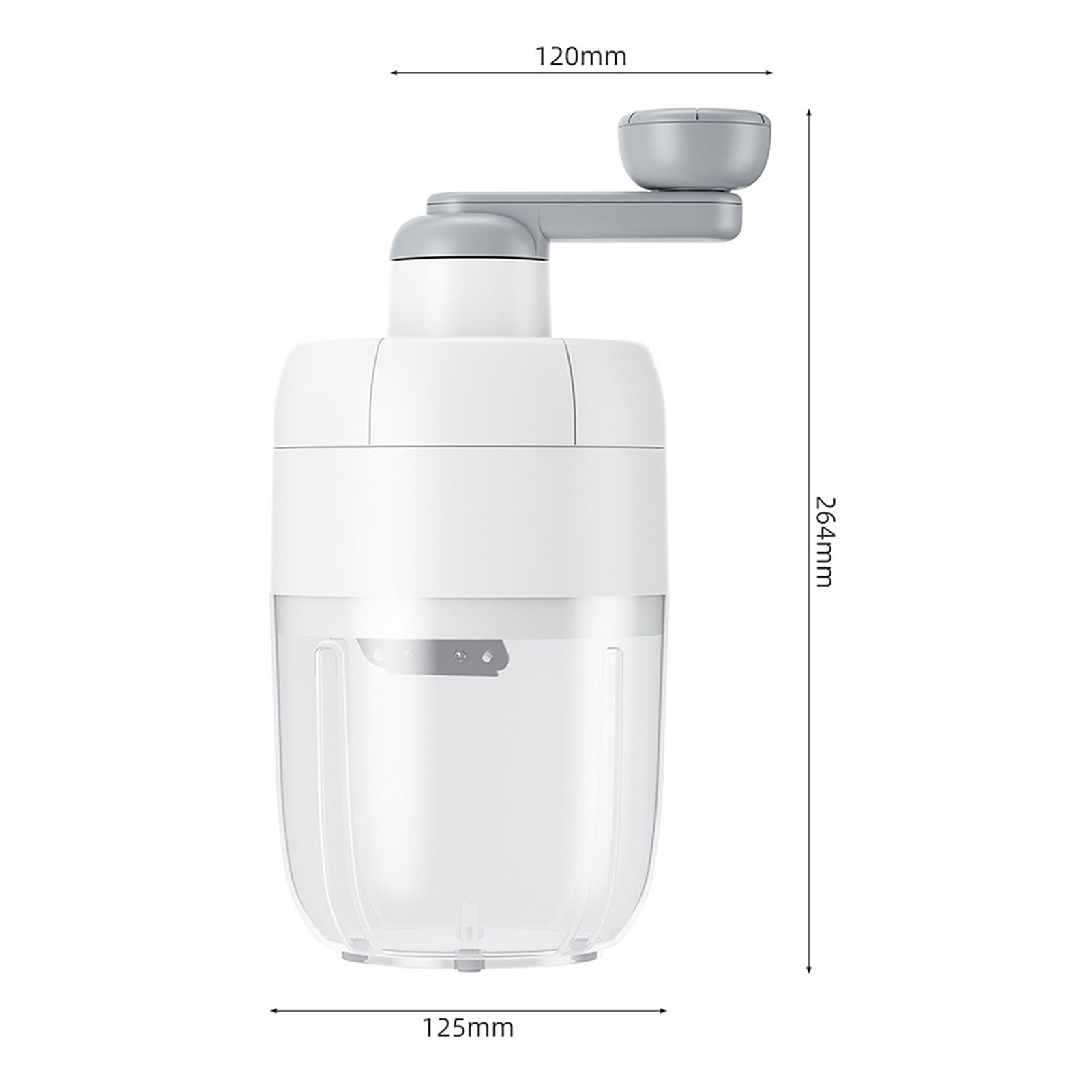 Manual Shaved Ice Snow Cone Maker Thickened Stainless Steel Blade Hand Ice Shaving Machine - Image 7