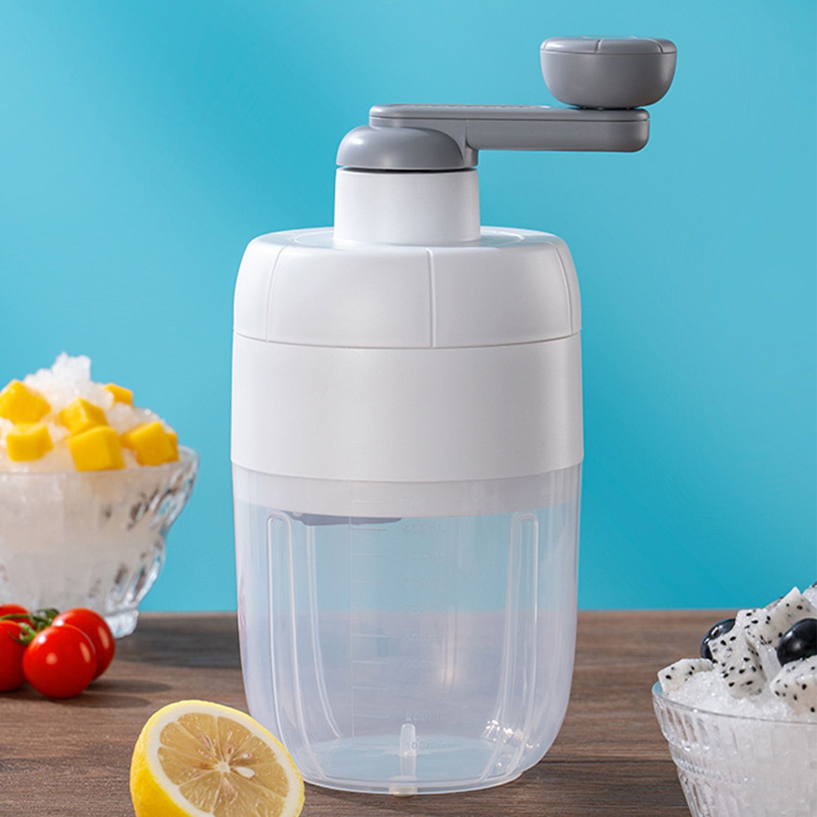 Manual Shaved Ice Snow Cone Maker Thickened Stainless Steel Blade Hand Ice Shaving Machine - Image 8