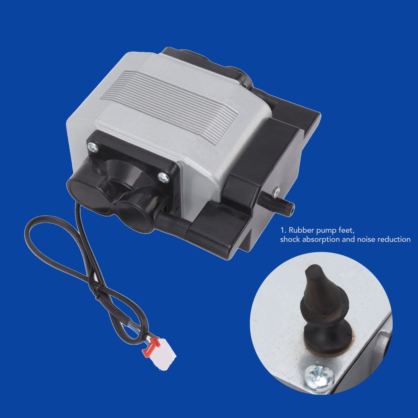 Fish Compressor Pump 16W Strong Flow Silent Operation Aquarium Fish Tank Hydroponic Oxygen Pump - Image 2
