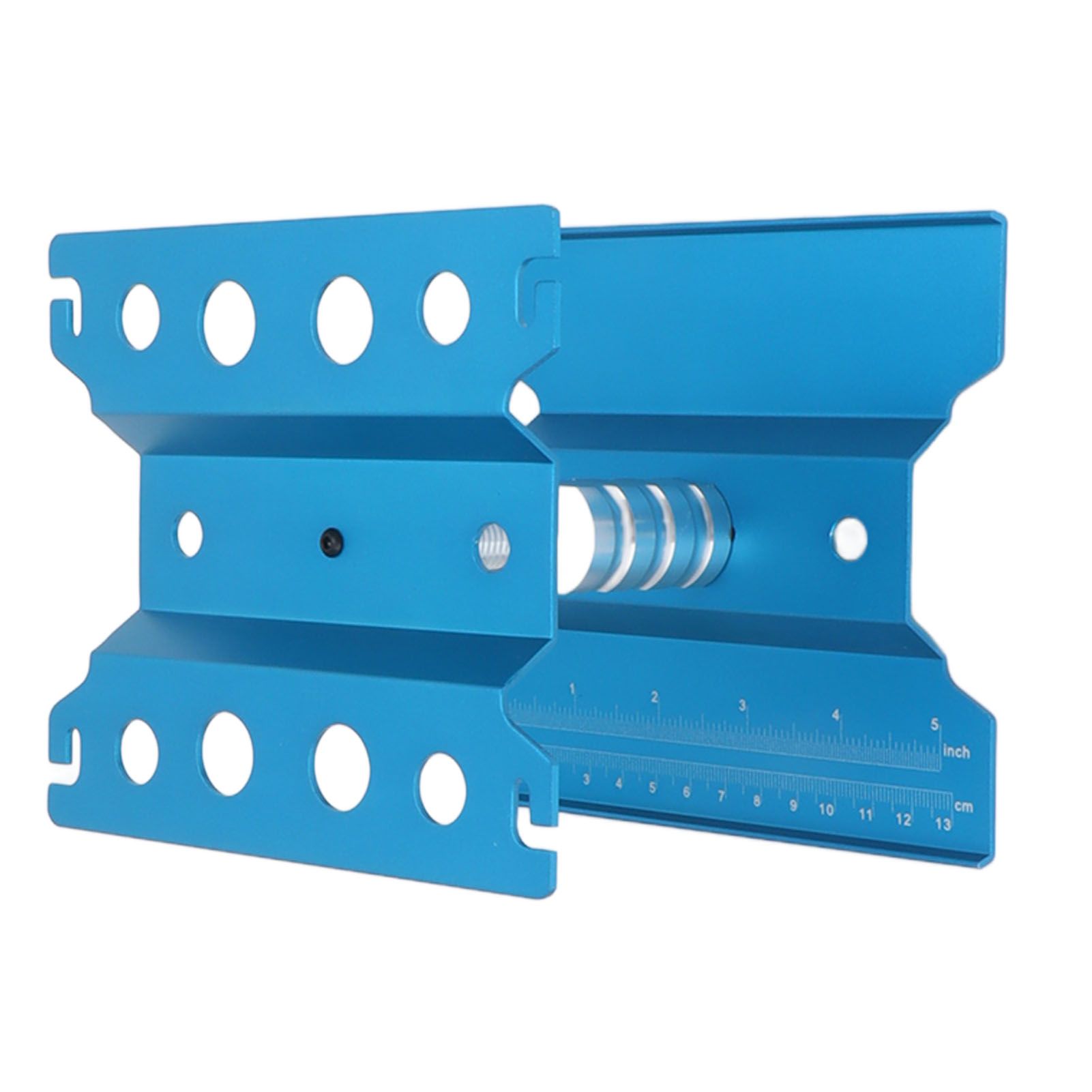 RC Car Work Stand Aluminum Repair Workstation Model Repair Table With Accurate Scale 360 Degree Rotation Blue - Image 8