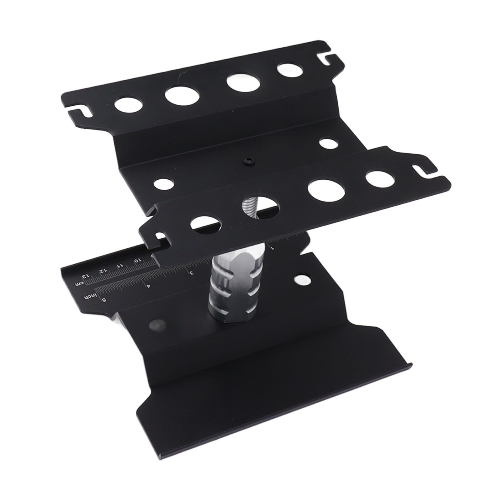 RC Car Work Stand Aluminum Repair Workstation Model Repair Table With Accurate Scale 360 Degree Rotation Black - Image 5