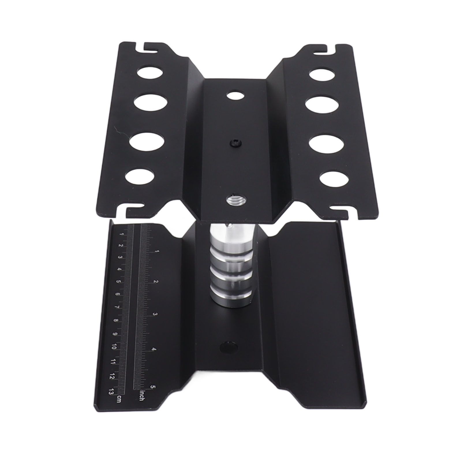 RC Car Work Stand Aluminum Repair Workstation Model Repair Table With Accurate Scale 360 Degree Rotation Black - Image 7