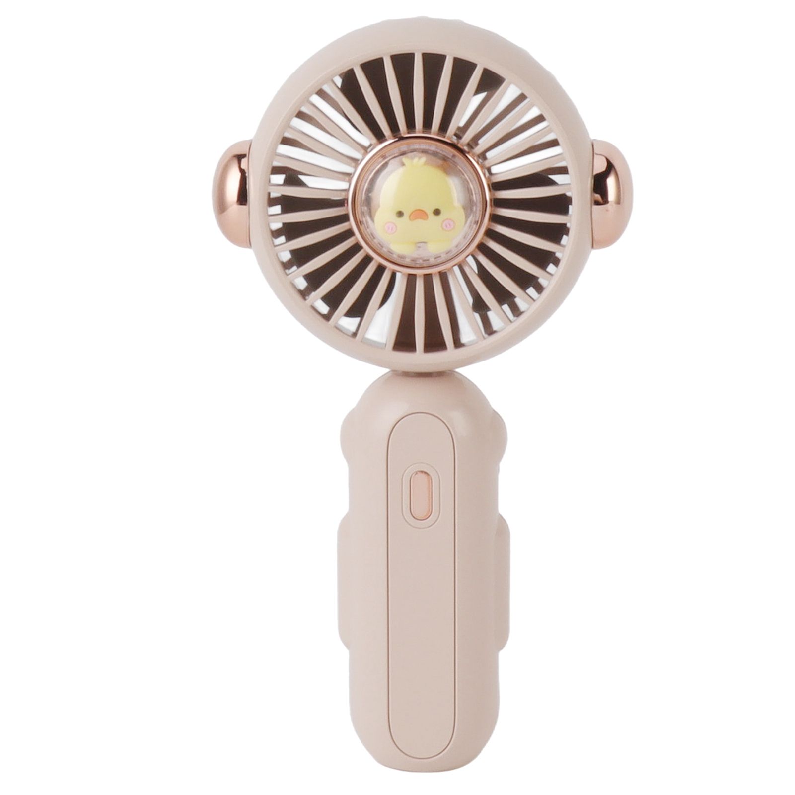 Foldable Mini Fan Cute Lightweight 900mAh Adjustable Low Noise Handheld Fan for Summer Pink - Image 2