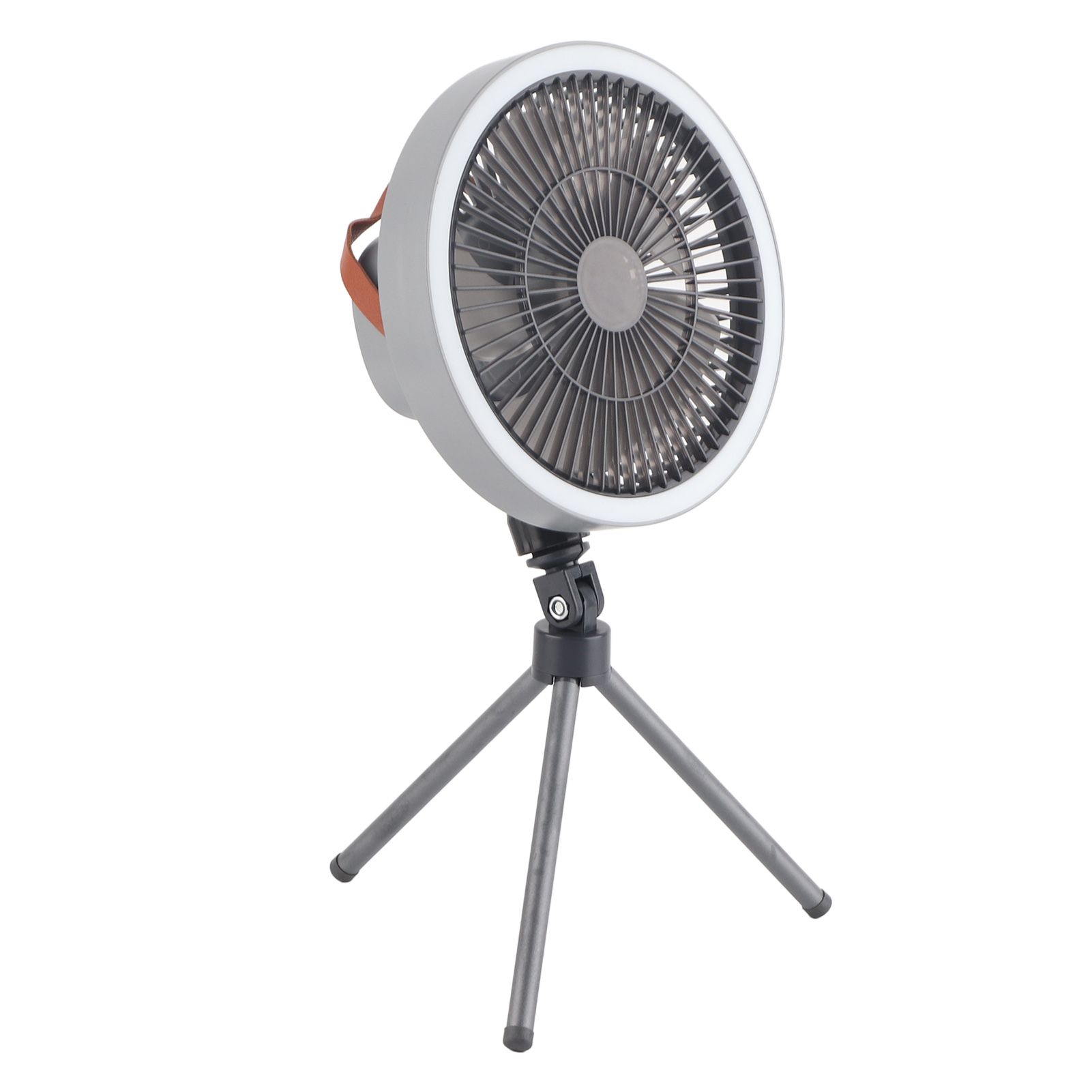 Portable USB Rechargeable Tripod Fan Outdoor Camping Tripod Fan for Outdoor Camping Tent Gray - Image 7