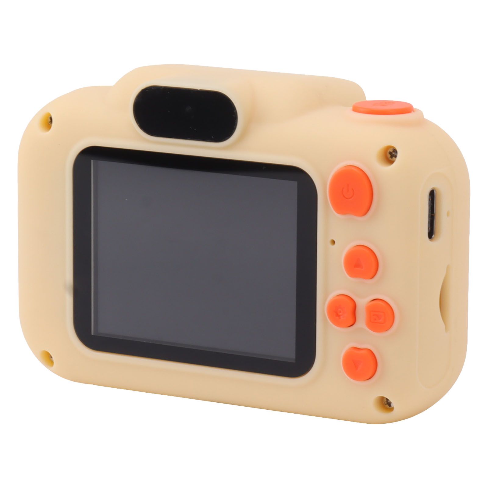 Kids Digital Camera with 32G Card High Definition Dual Lens 1080P 8X Zoom USB Rechargeable for Children Beige - Image 7