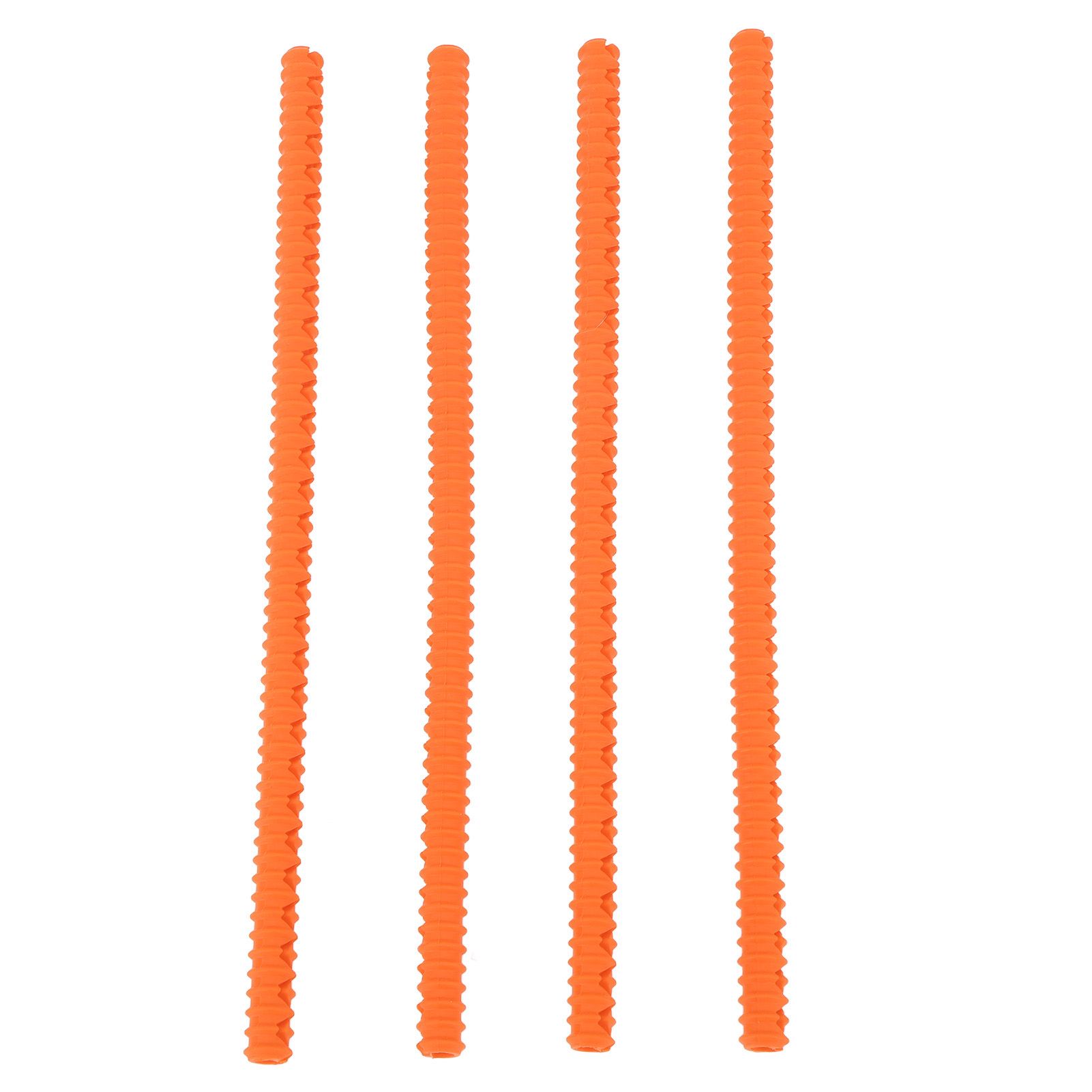 4PCS Oven Rack Protector Heat Resistant Silicone Edge Liner Cover Oven Accessories for Kitchen Restaurant Orange - Image 1