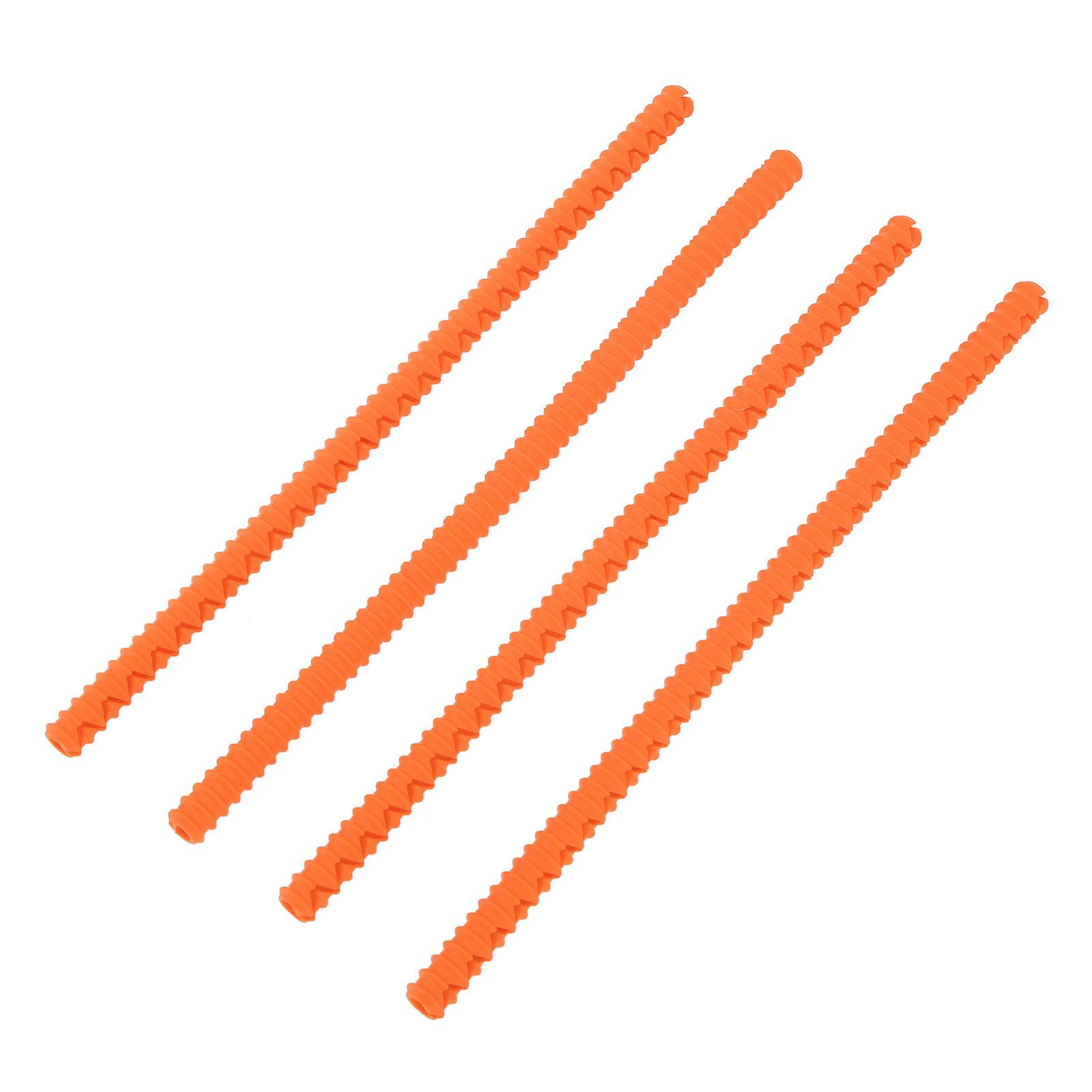 4PCS Oven Rack Protector Heat Resistant Silicone Edge Liner Cover Oven Accessories for Kitchen Restaurant Orange - Image 3