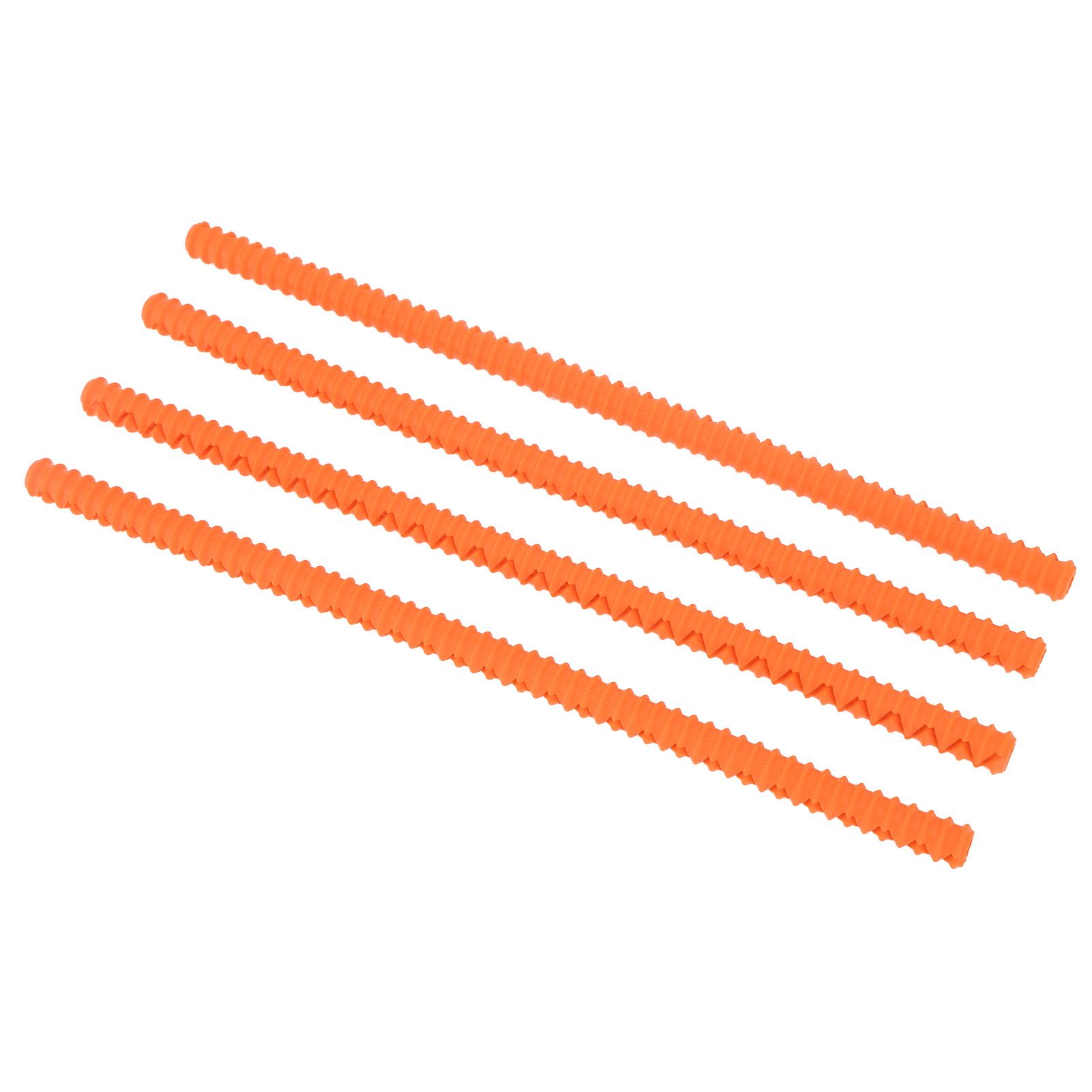 4PCS Oven Rack Protector Heat Resistant Silicone Edge Liner Cover Oven Accessories for Kitchen Restaurant Orange - Image 4