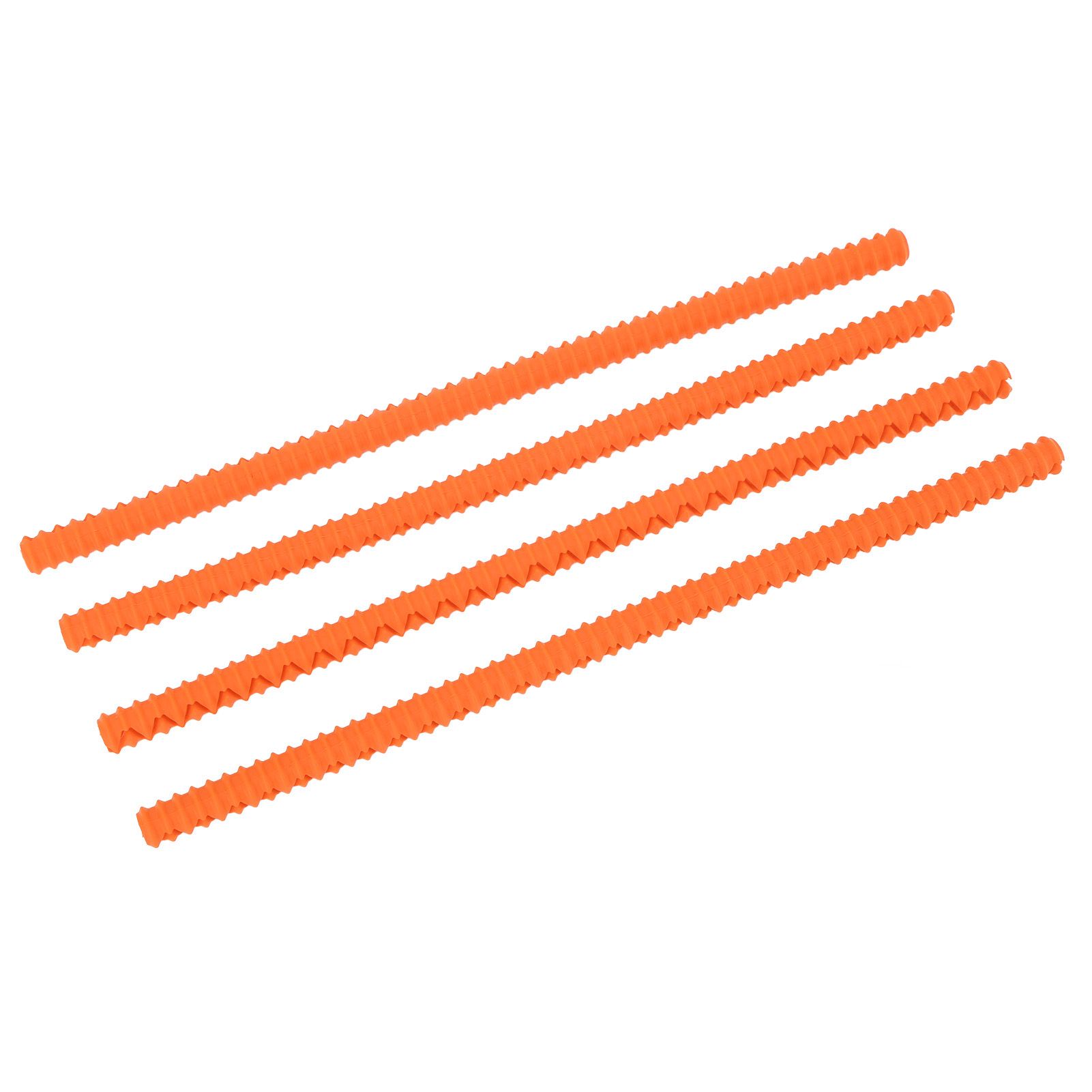 4PCS Oven Rack Protector Heat Resistant Silicone Edge Liner Cover Oven Accessories for Kitchen Restaurant Orange - Image 6