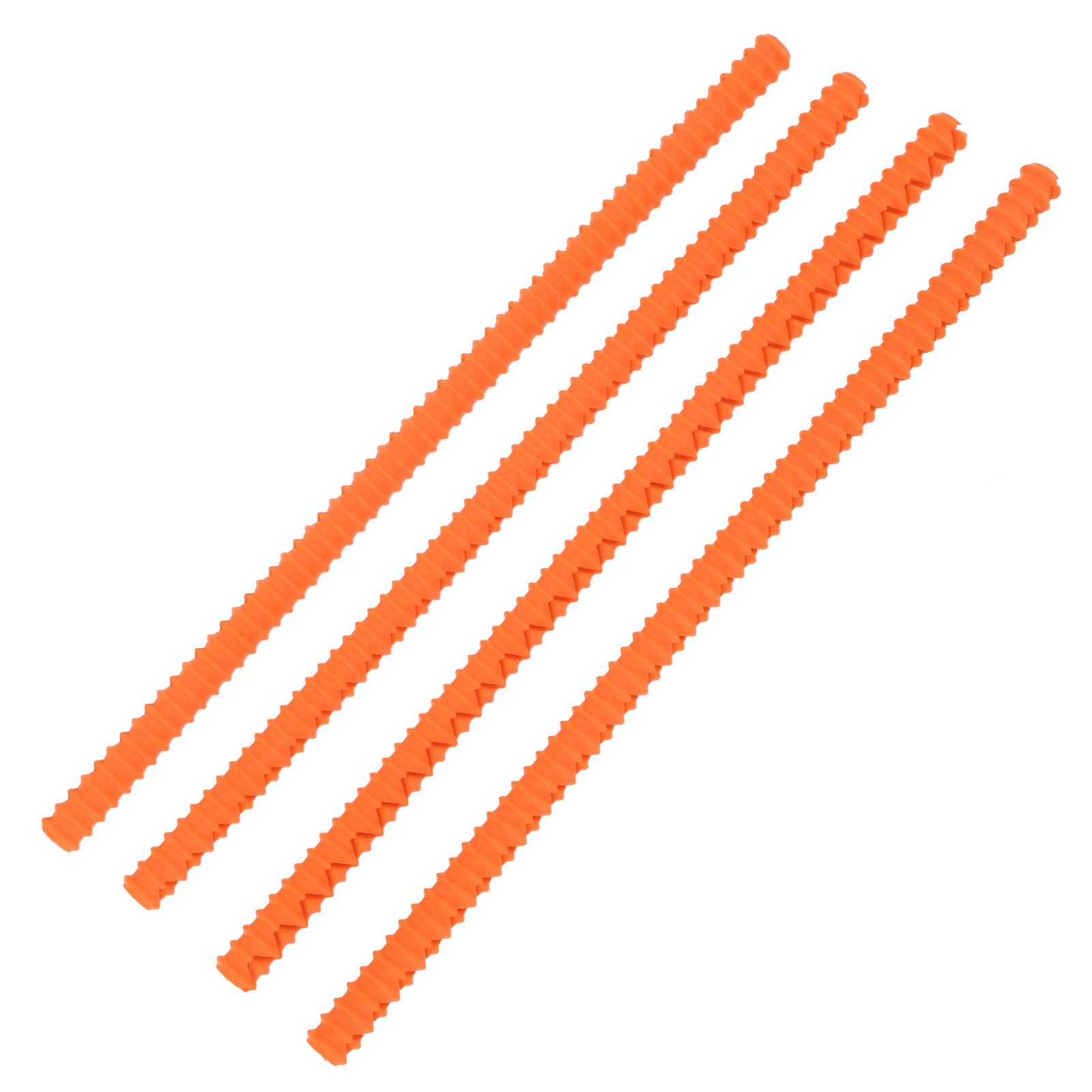 4PCS Oven Rack Protector Heat Resistant Silicone Edge Liner Cover Oven Accessories for Kitchen Restaurant Orange - Image 7