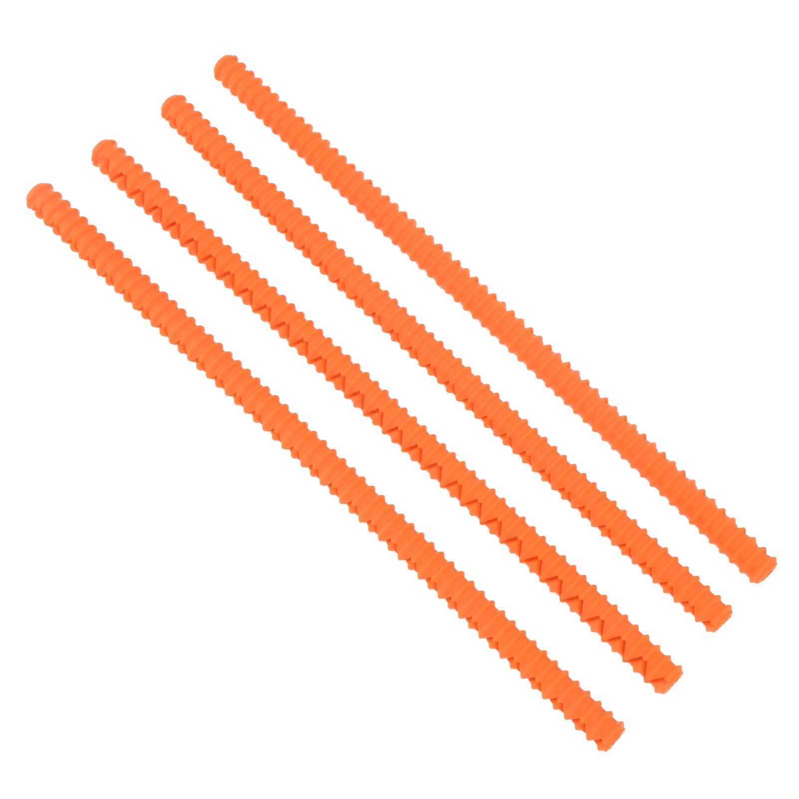 4PCS Oven Rack Protector Heat Resistant Silicone Edge Liner Cover Oven Accessories for Kitchen Restaurant Orange - Image 8