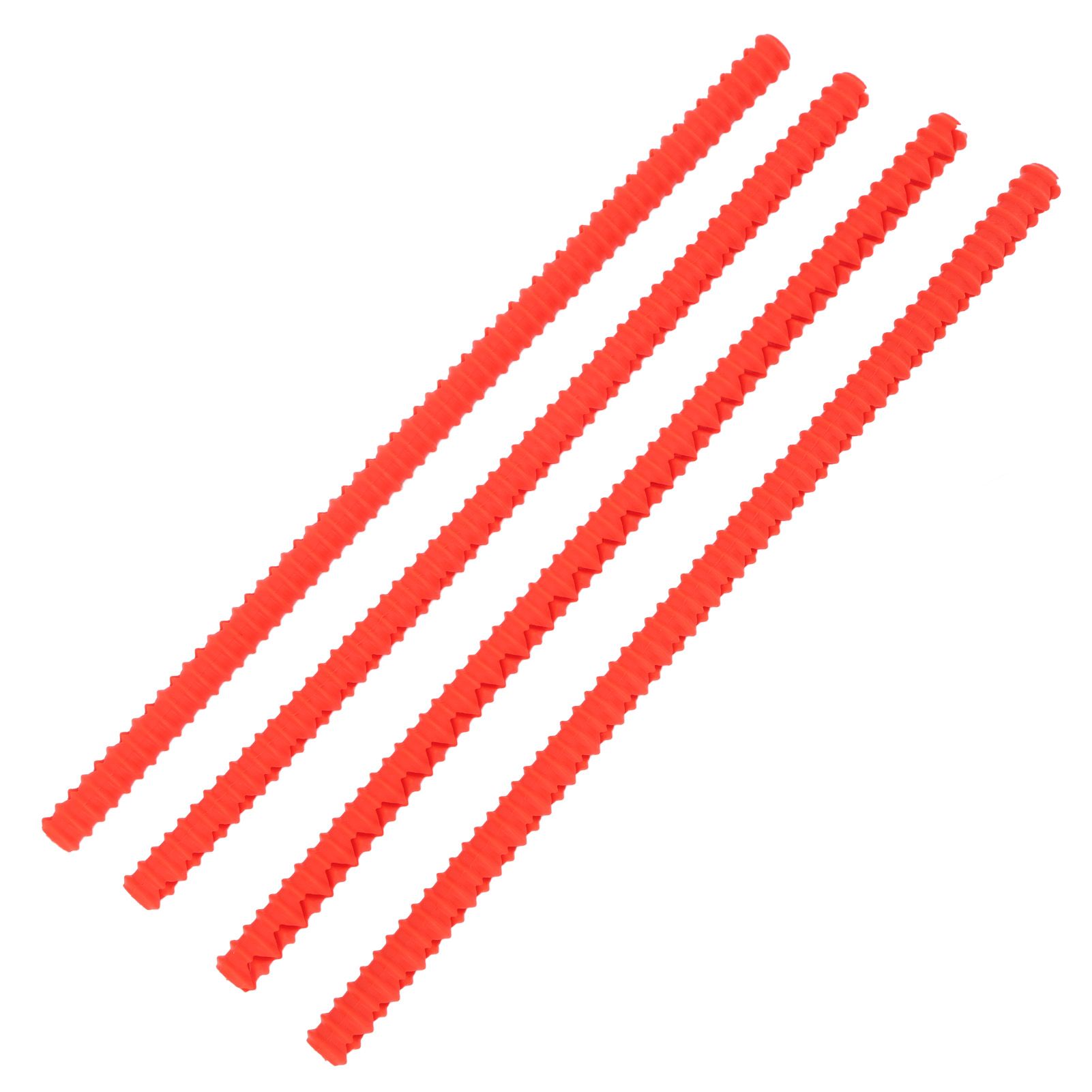 4PCS Oven Rack Protector Heat Resistant Silicone Edge Liner Cover Oven Accessories for Kitchen Restaurant Red - Image 7