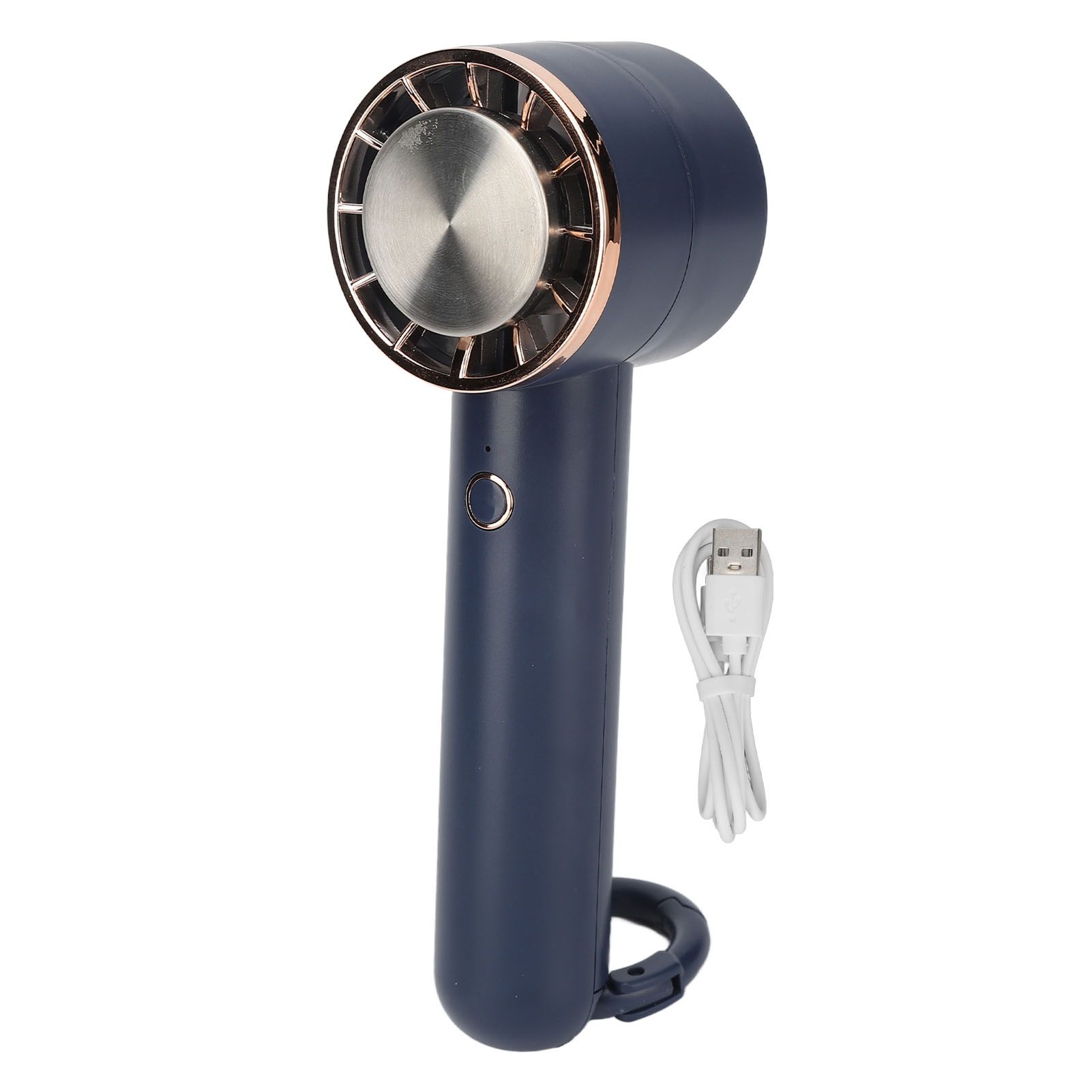 USB Rechargeable Personal Fan Outdoor Portable Handheld Cooling Fan with 3 Adjustable Speed for Travel Outdoor Indoor Blue - Image 1