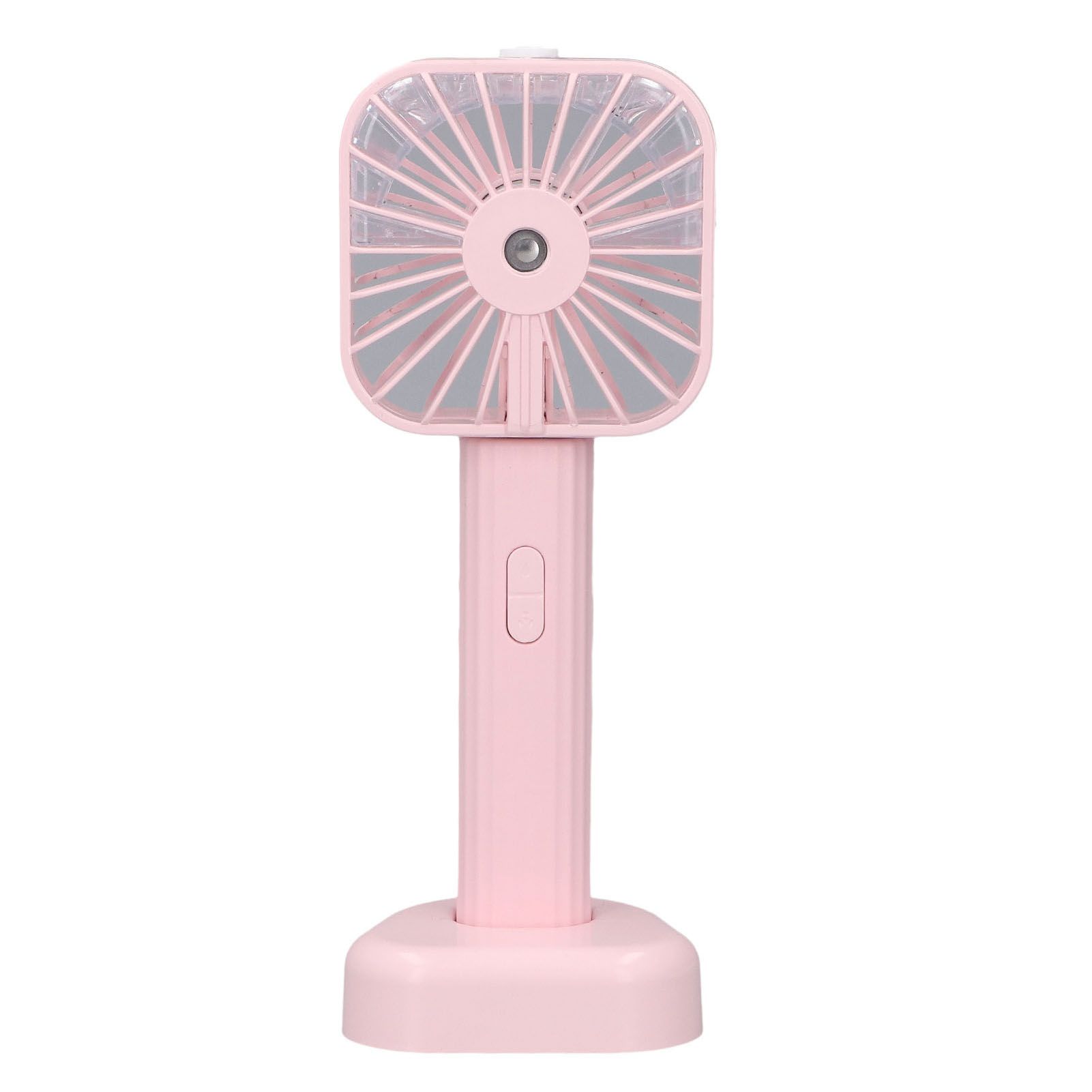 Hand Held Misting Fan Portable Battery Operated USB Rechargeable Quiet Spray Cooling Fan for Travel Outdoors Pink - Image 3