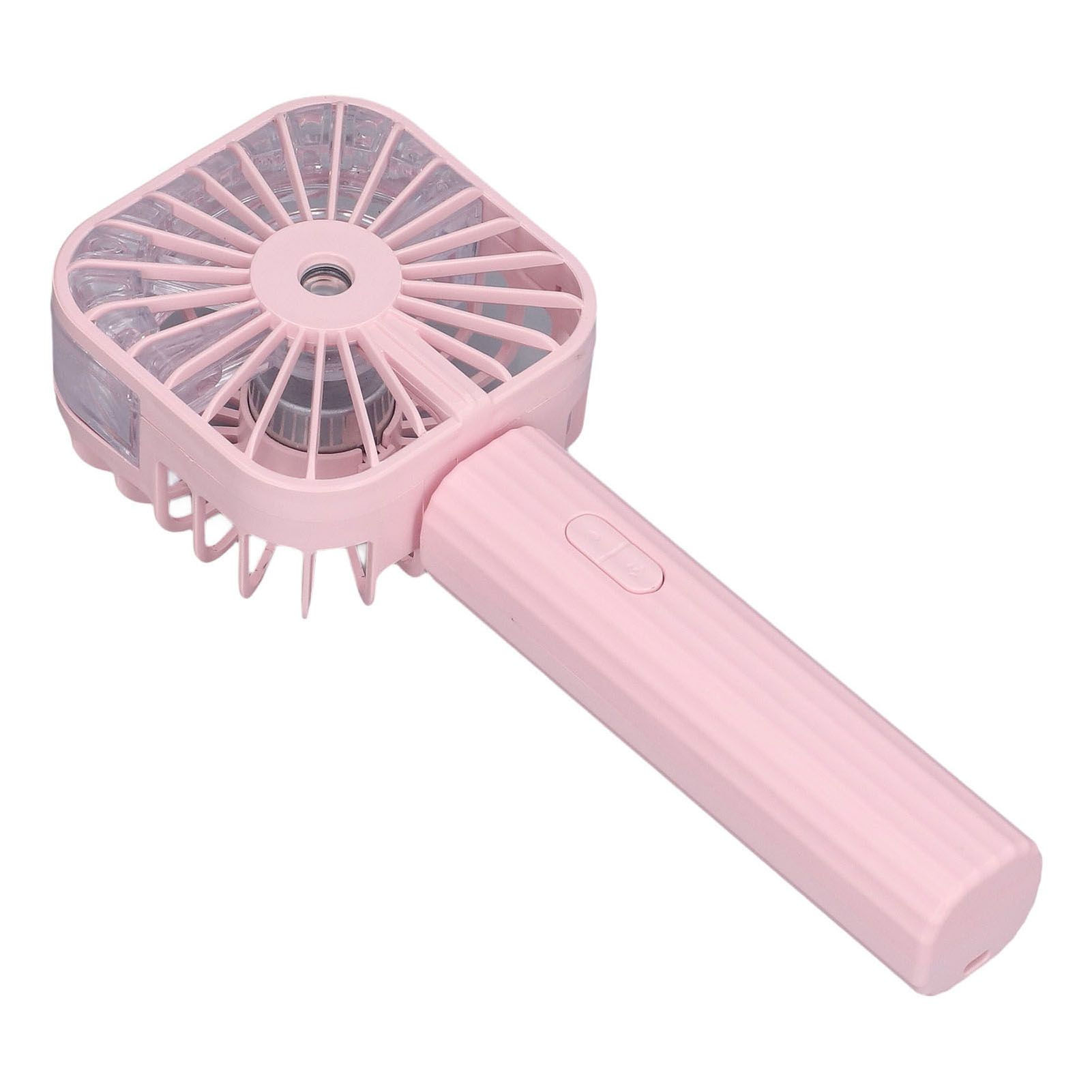 Hand Held Misting Fan Portable Battery Operated USB Rechargeable Quiet Spray Cooling Fan for Travel Outdoors Pink - Image 5
