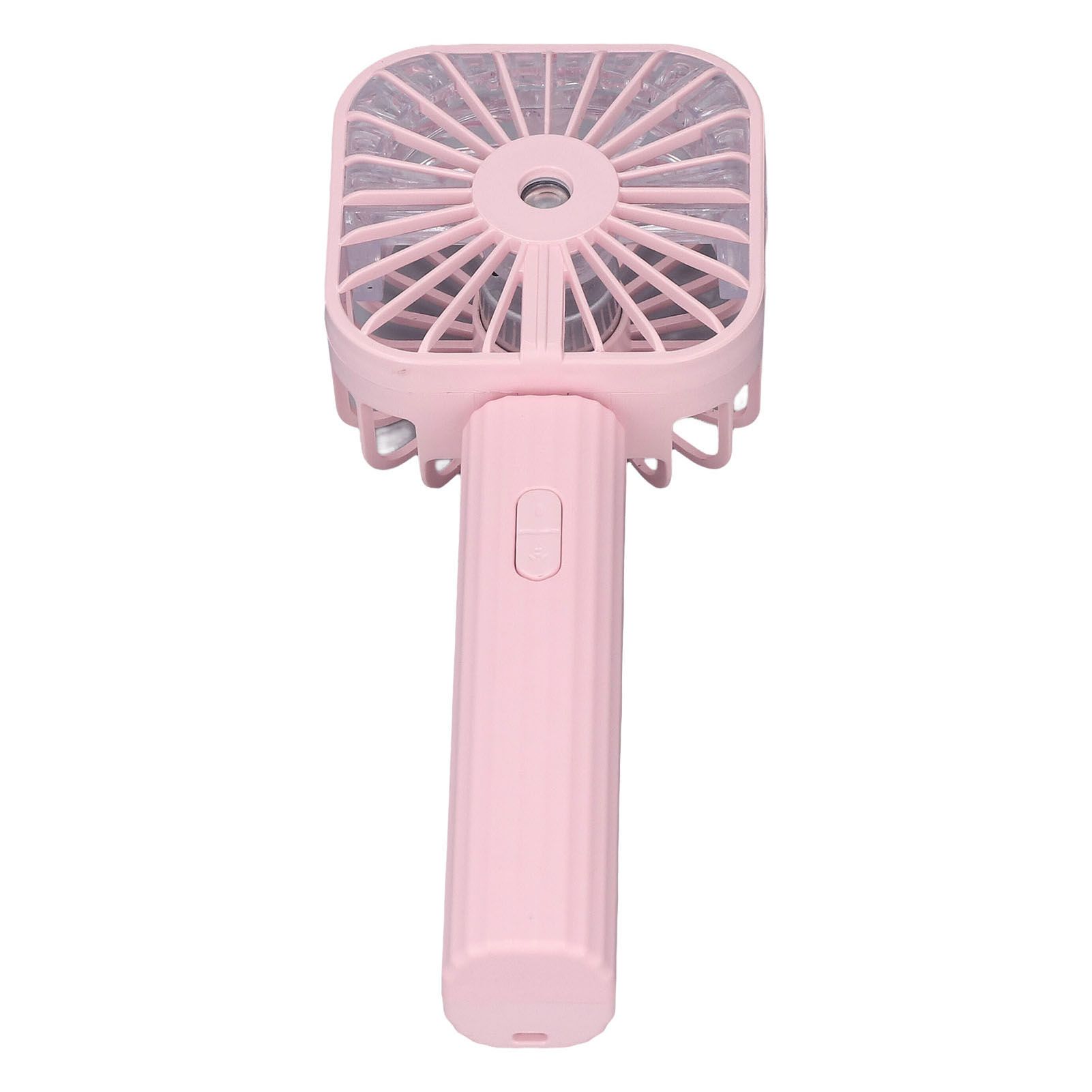 Hand Held Misting Fan Portable Battery Operated USB Rechargeable Quiet Spray Cooling Fan for Travel Outdoors Pink - Image 6