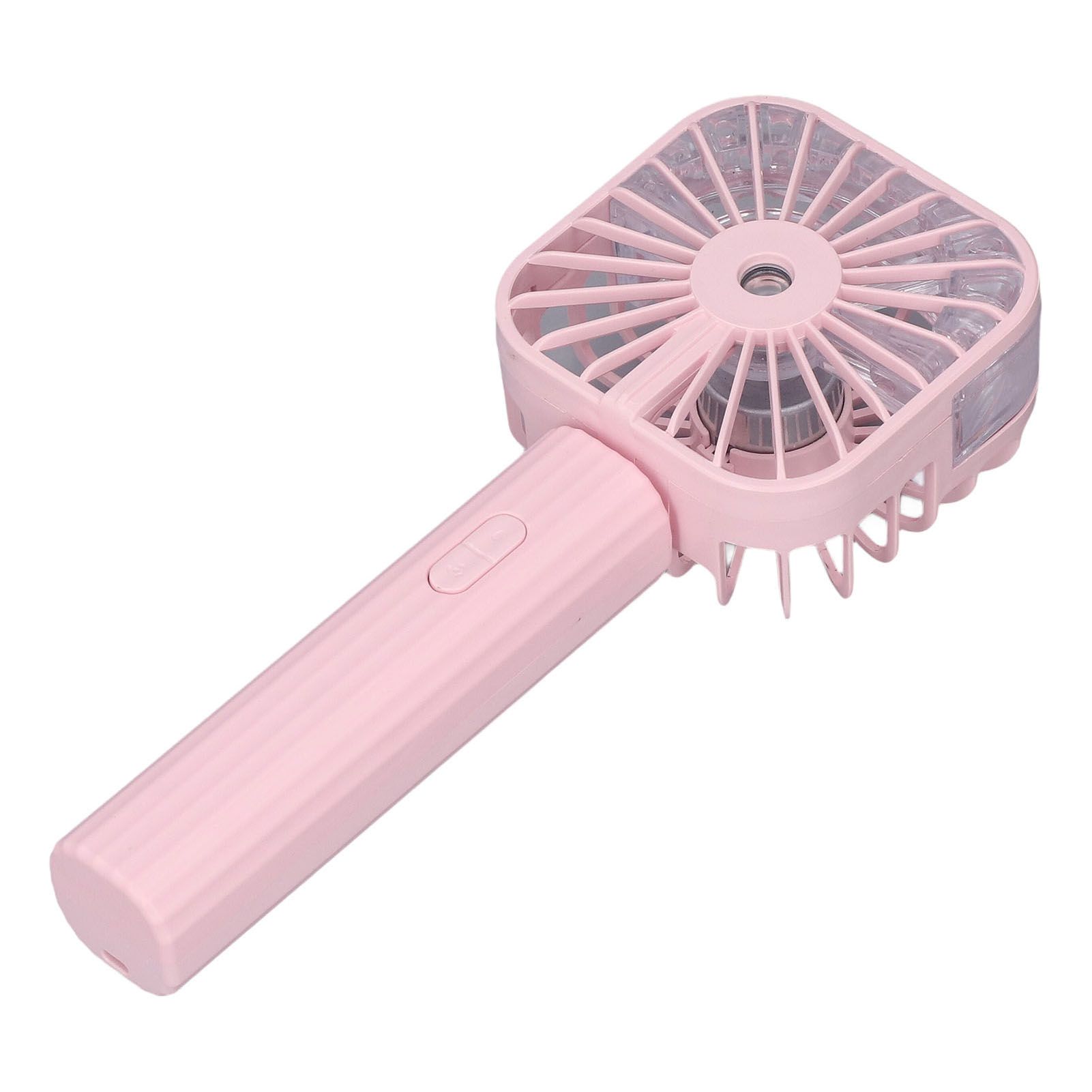 Hand Held Misting Fan Portable Battery Operated USB Rechargeable Quiet Spray Cooling Fan for Travel Outdoors Pink - Image 7