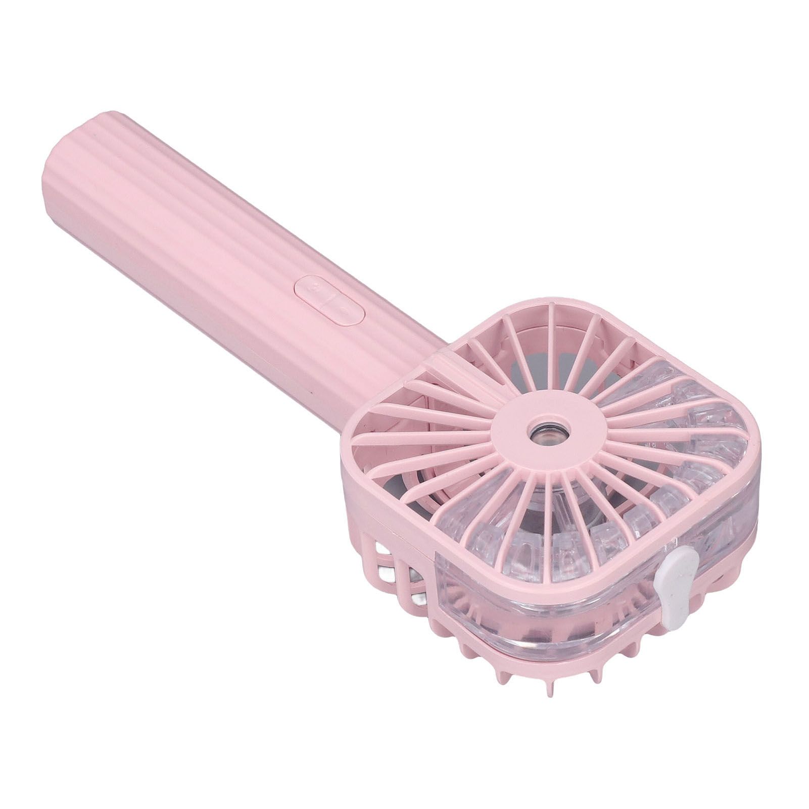 Hand Held Misting Fan Portable Battery Operated USB Rechargeable Quiet Spray Cooling Fan for Travel Outdoors Pink - Image 8